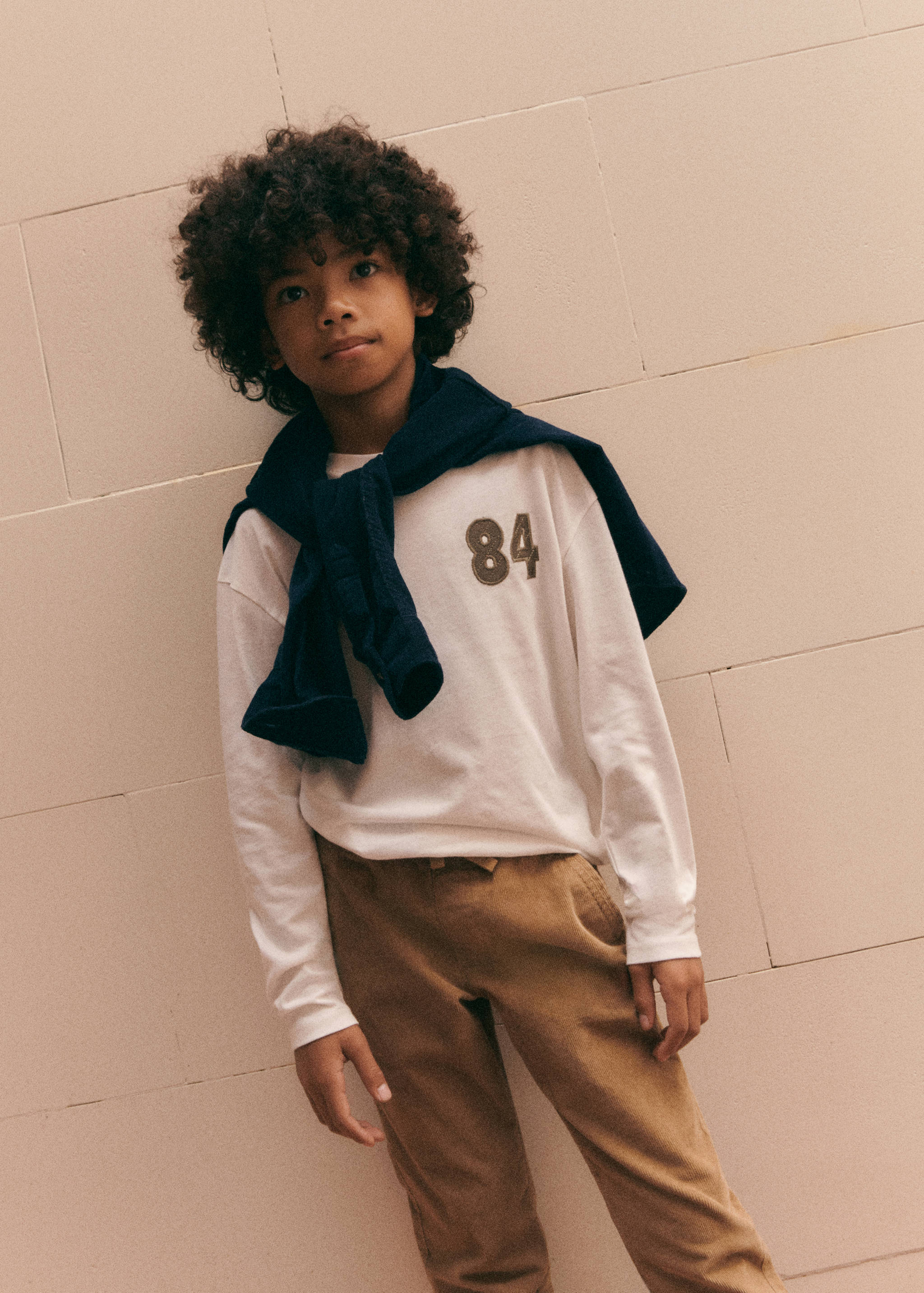 Embroidered details print t-shirt - Details of the article 5