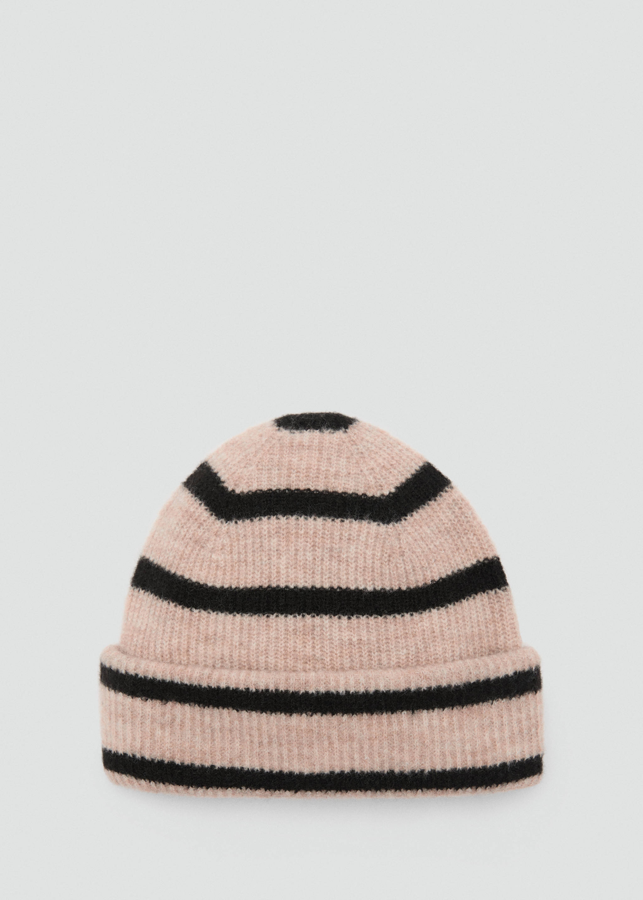 Gestreifte Strickmütze - Artikel ohne Model