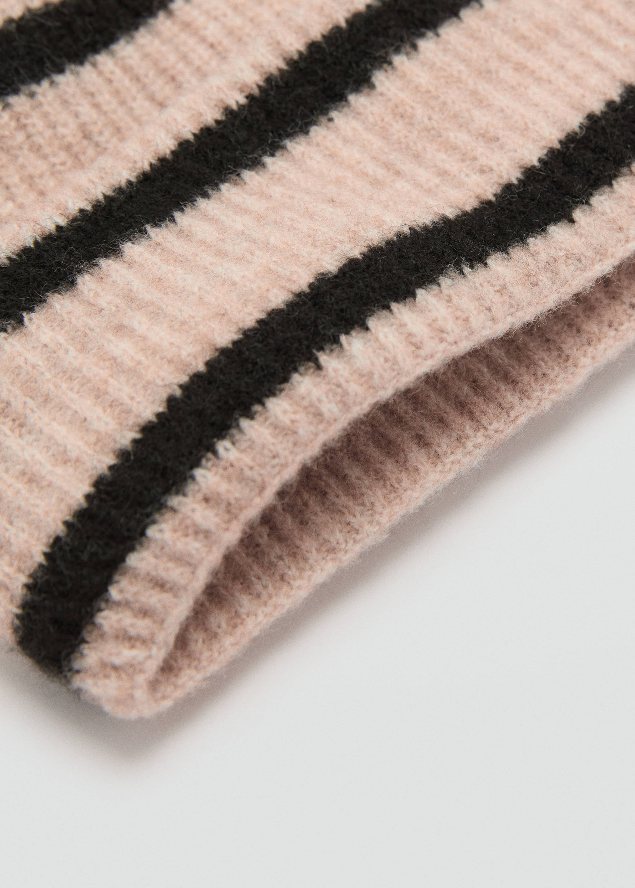 Gestreifte Strickmütze - Detail des Artikels 1