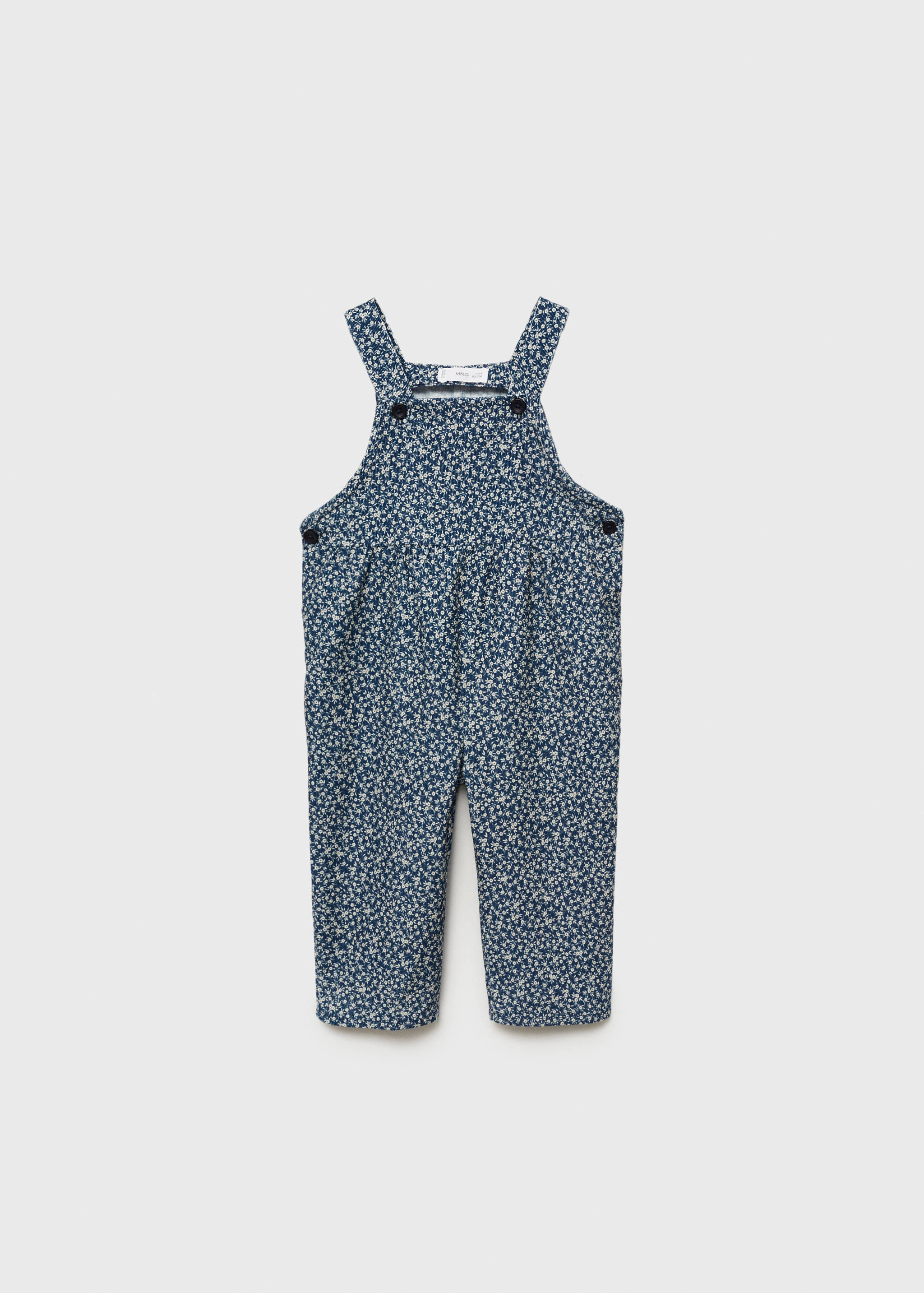 سروال داخلي من قماش مخملي بطبعات زهور - منتج دون نموذج