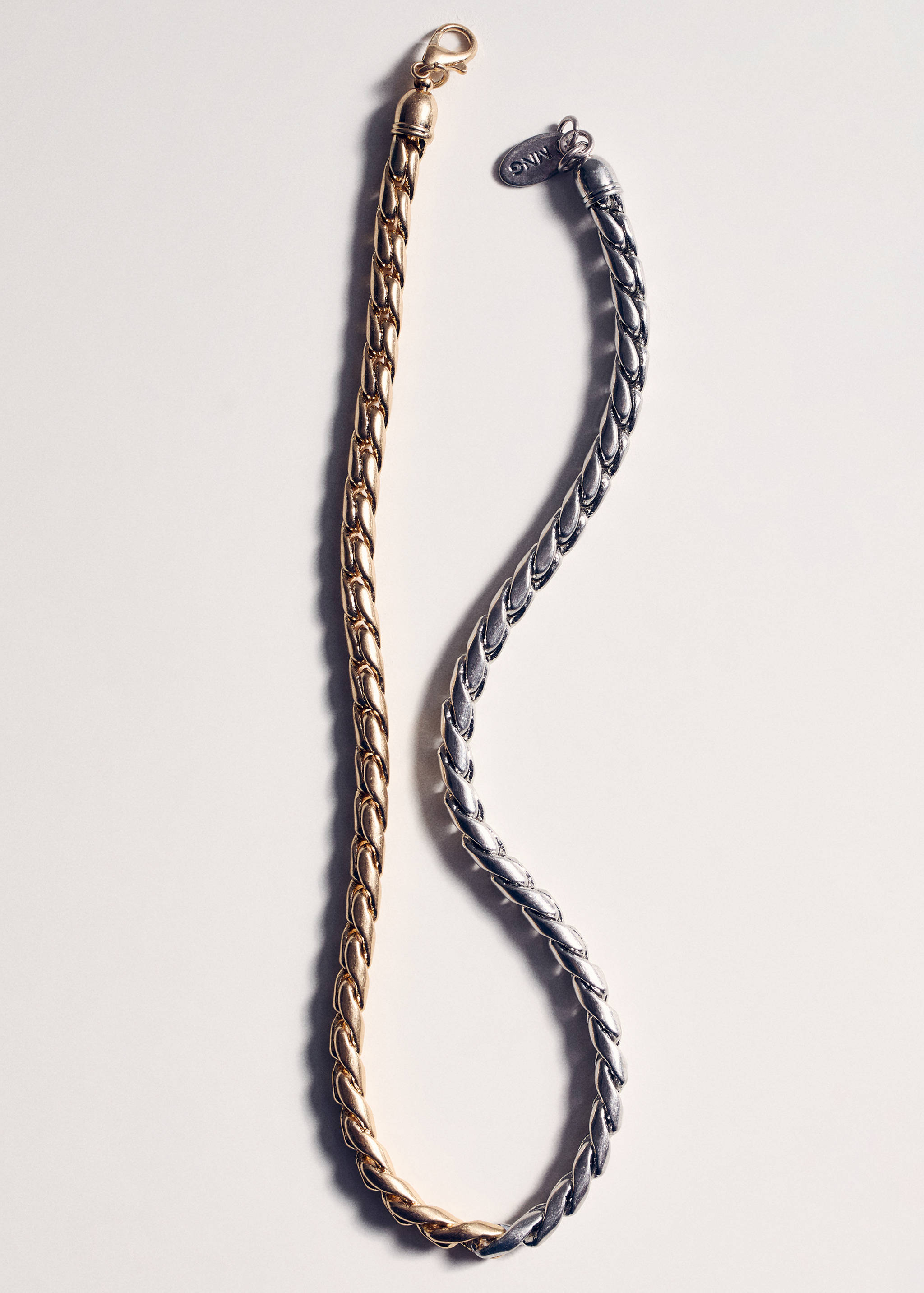 Two-tone chain necklace - Details of the article 5