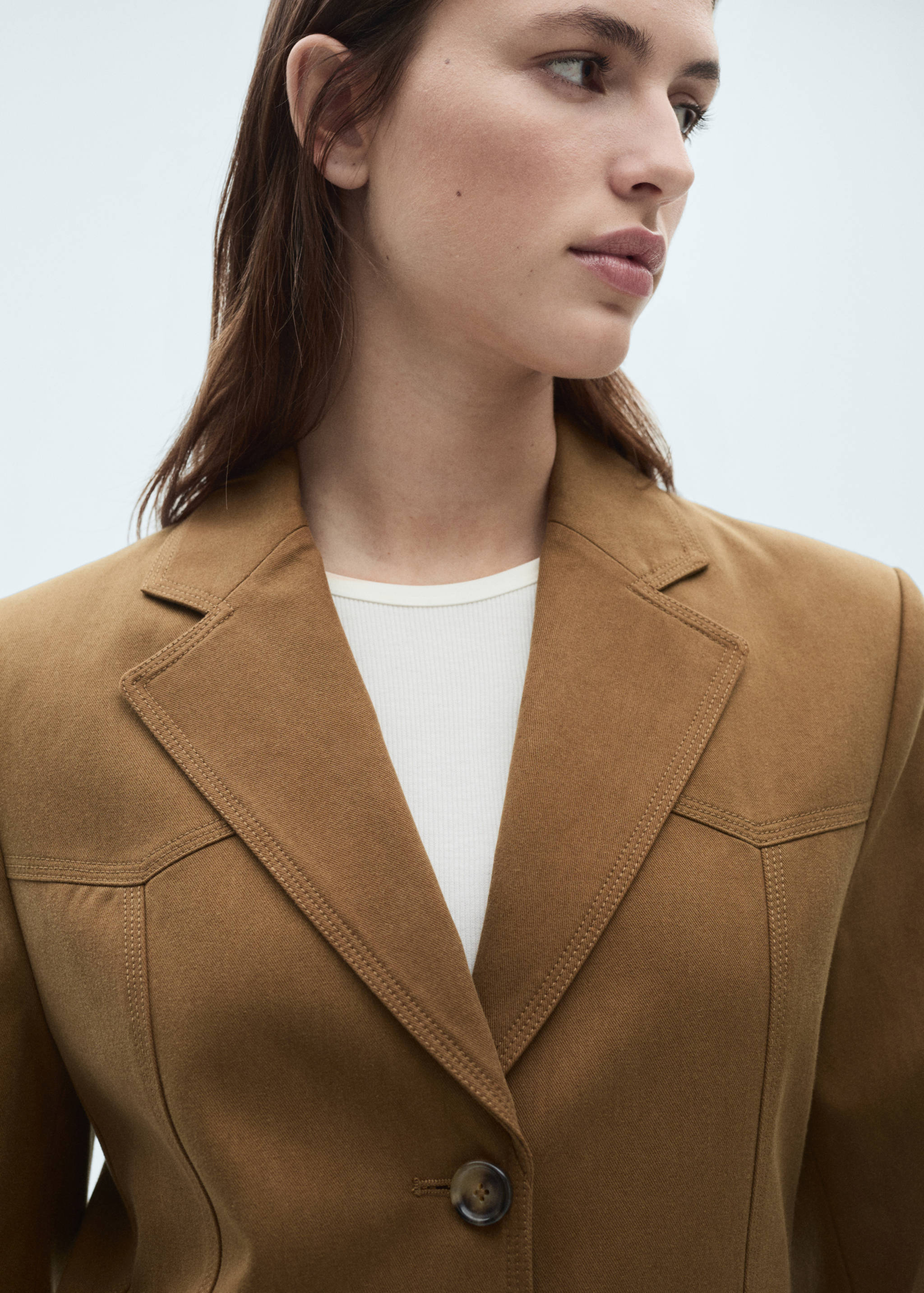 Blazer lyocell bolsillos - Detalle del artículo 1