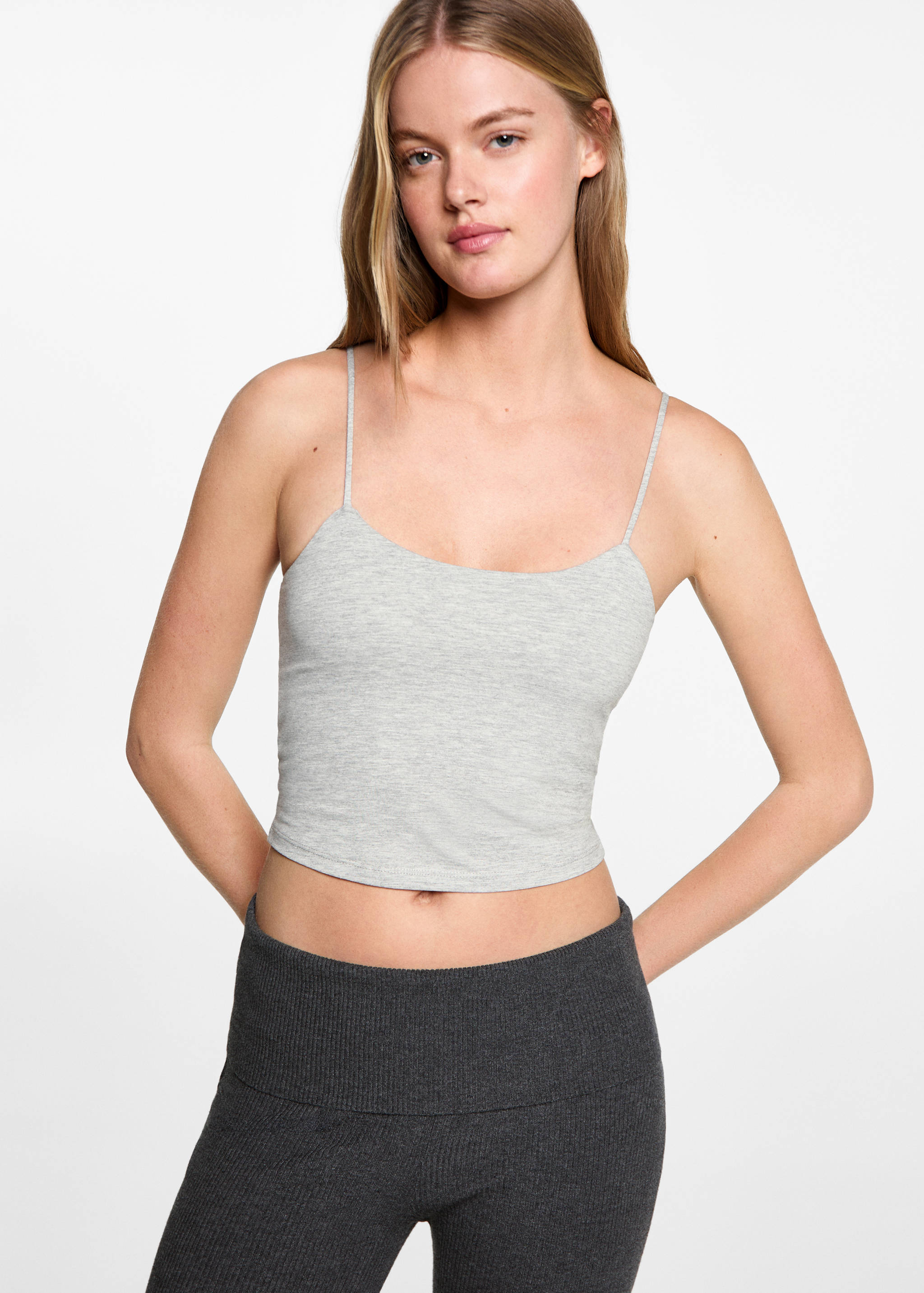 Sporty crop top - Medium plane