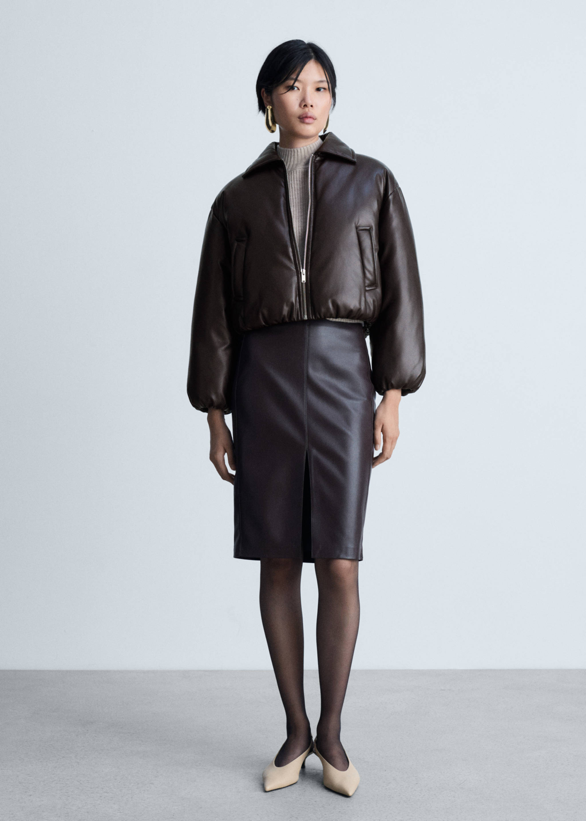 Quilted bomber jacket - General plane