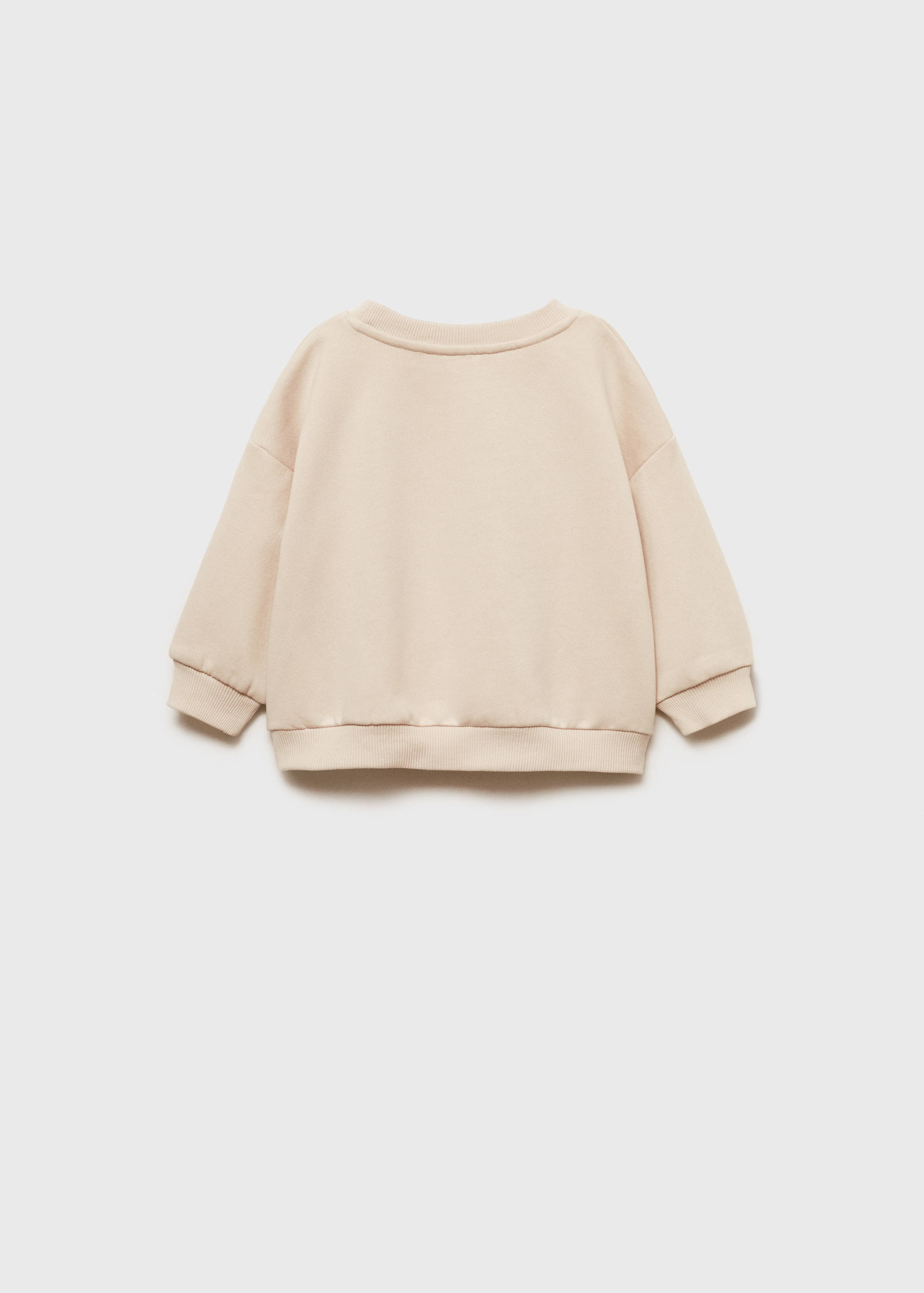 100% cotton sweatshirt - Reverse of the article
