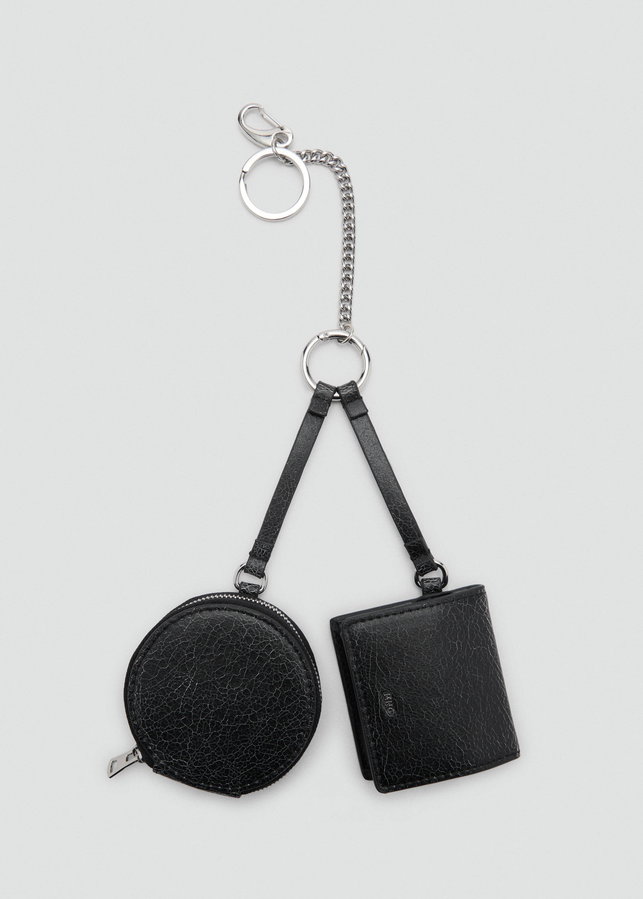 Двойной кошелек для монет с зеркалом - Изделие без модели