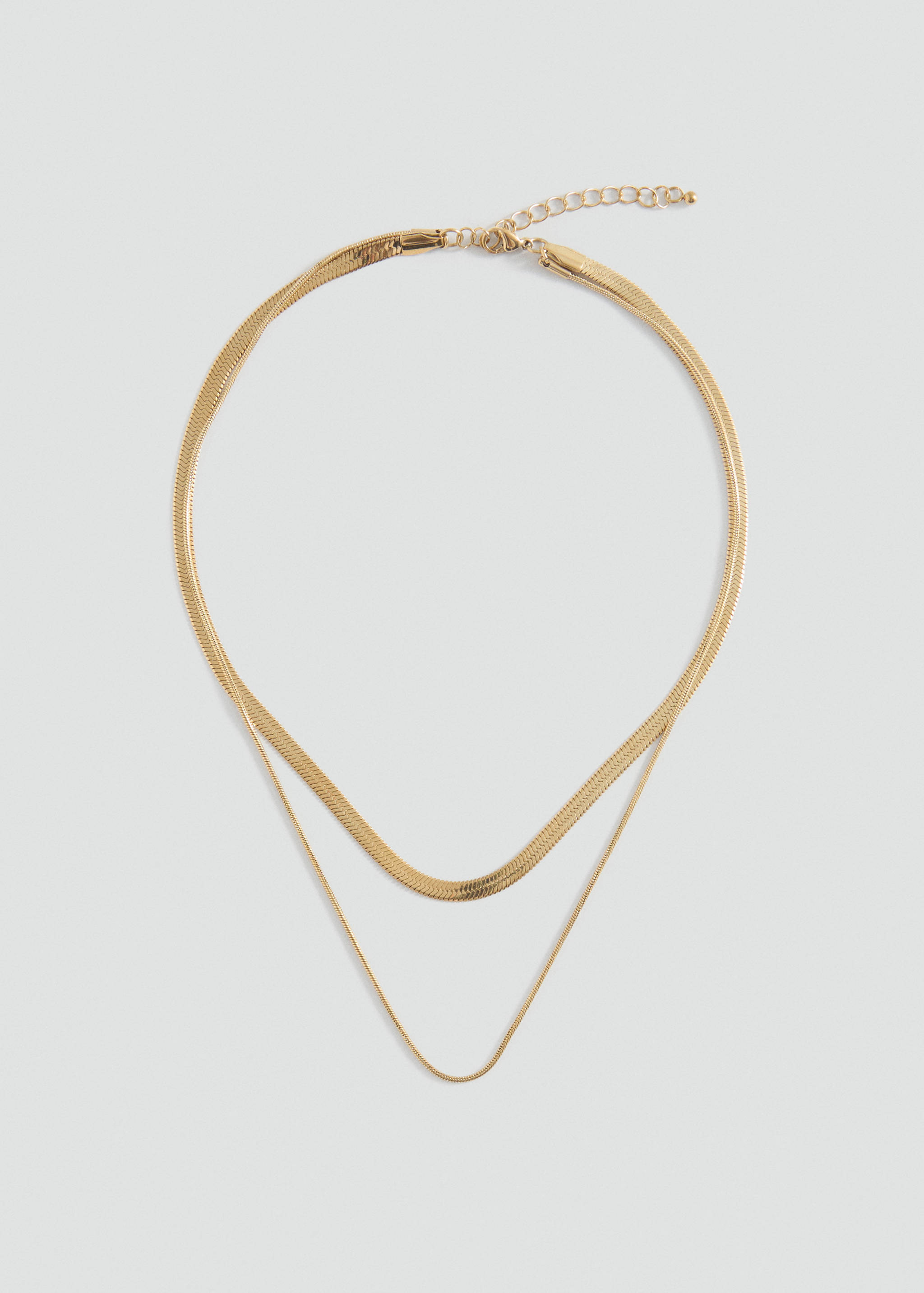 Collier double chaîne - Article sans modèle