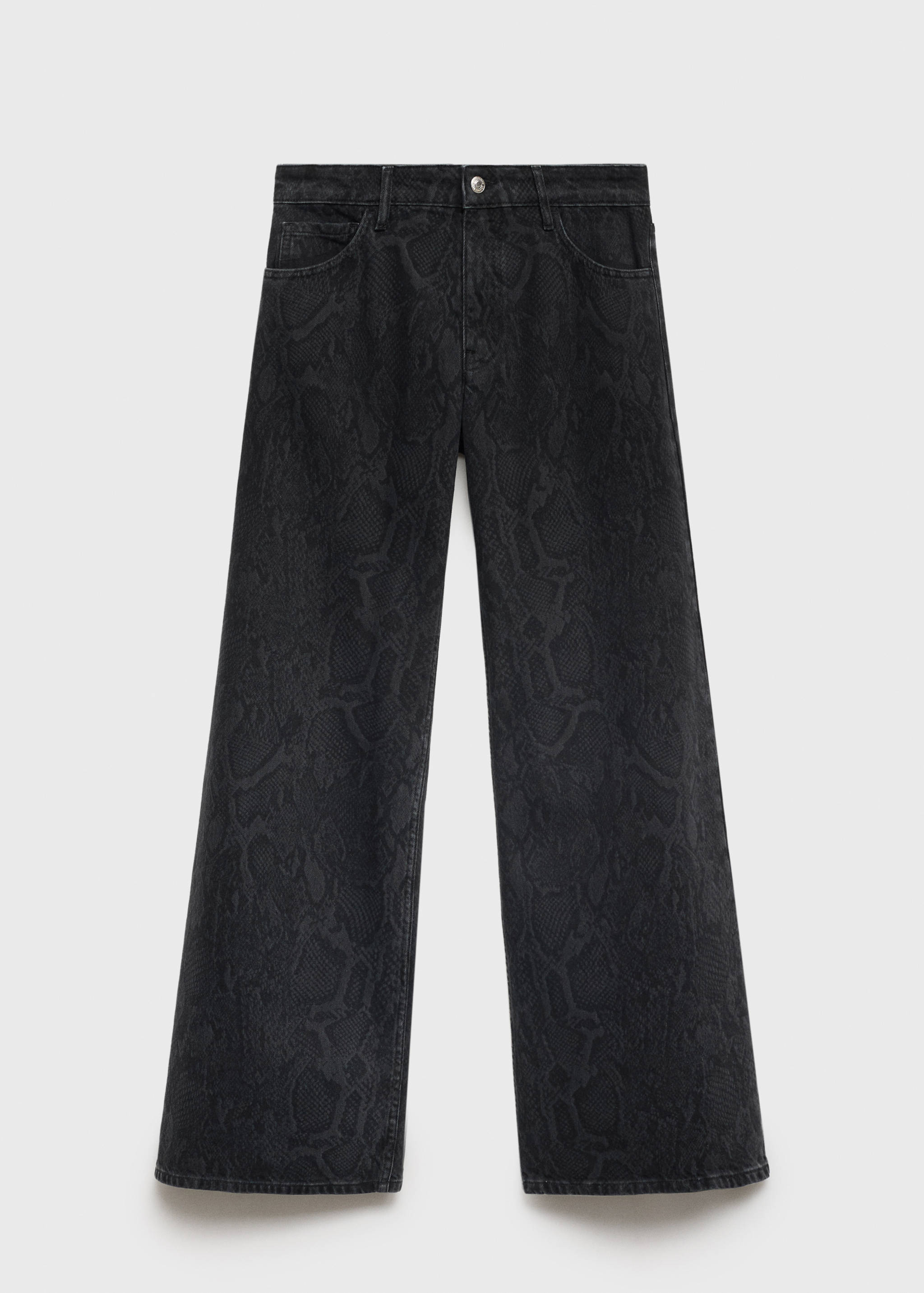 Snake-effect jeans - Article without model