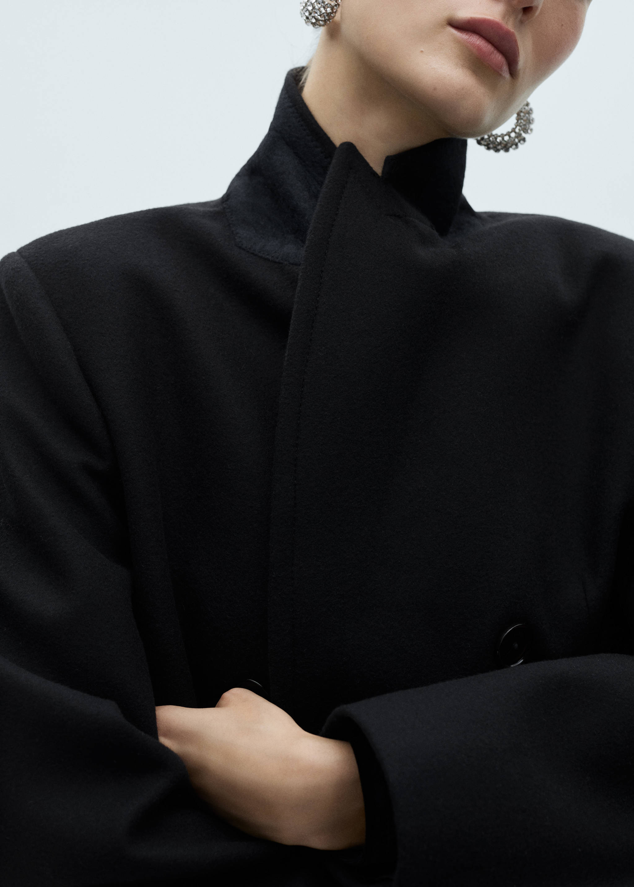 Double-breasted wool coat - Details of the article 6