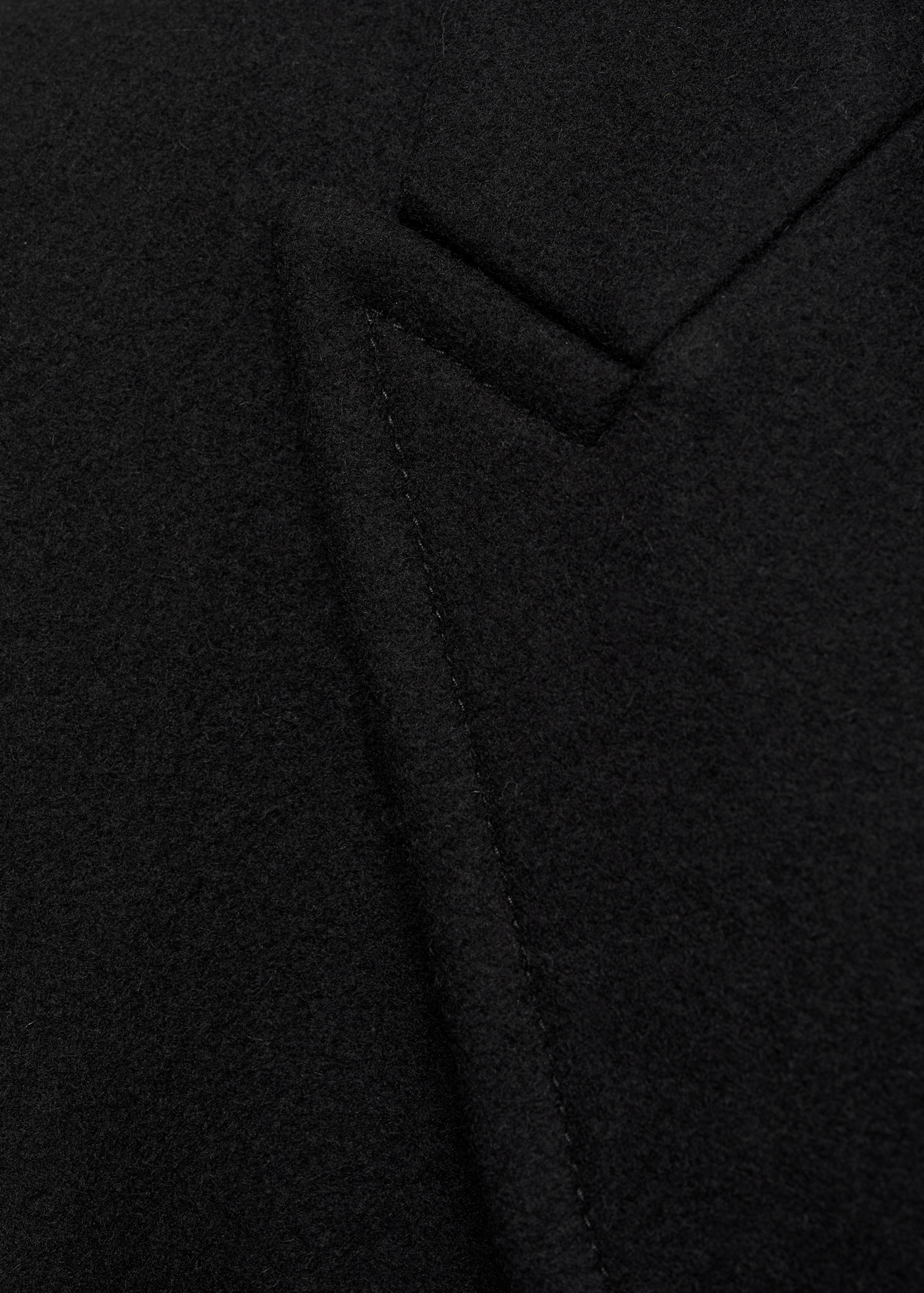 Double-breasted wool coat - Details of the article 0