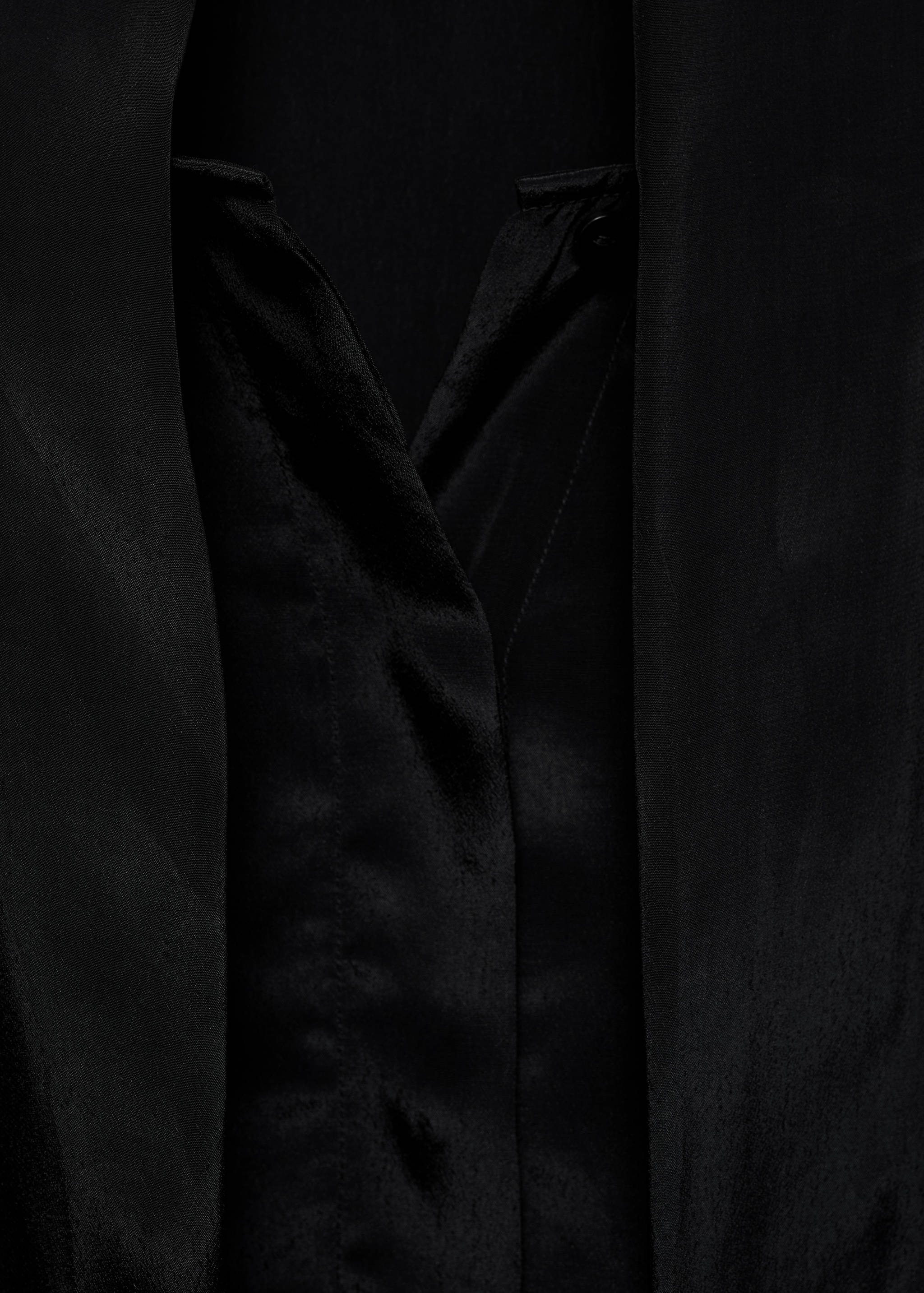 Satin shirt with bow - Details of the article 0