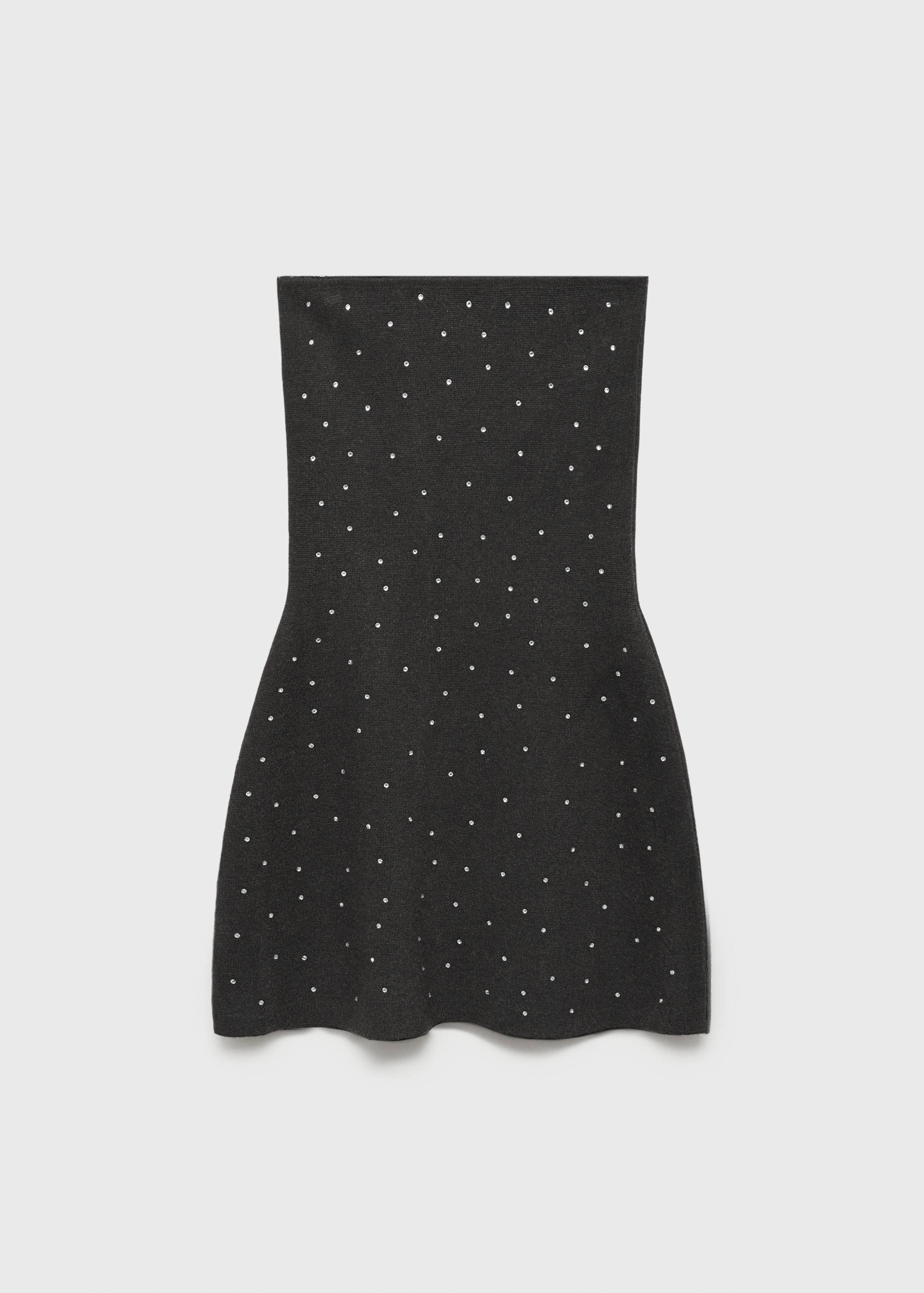 Knitted dress with rhinestone detail - Article without model