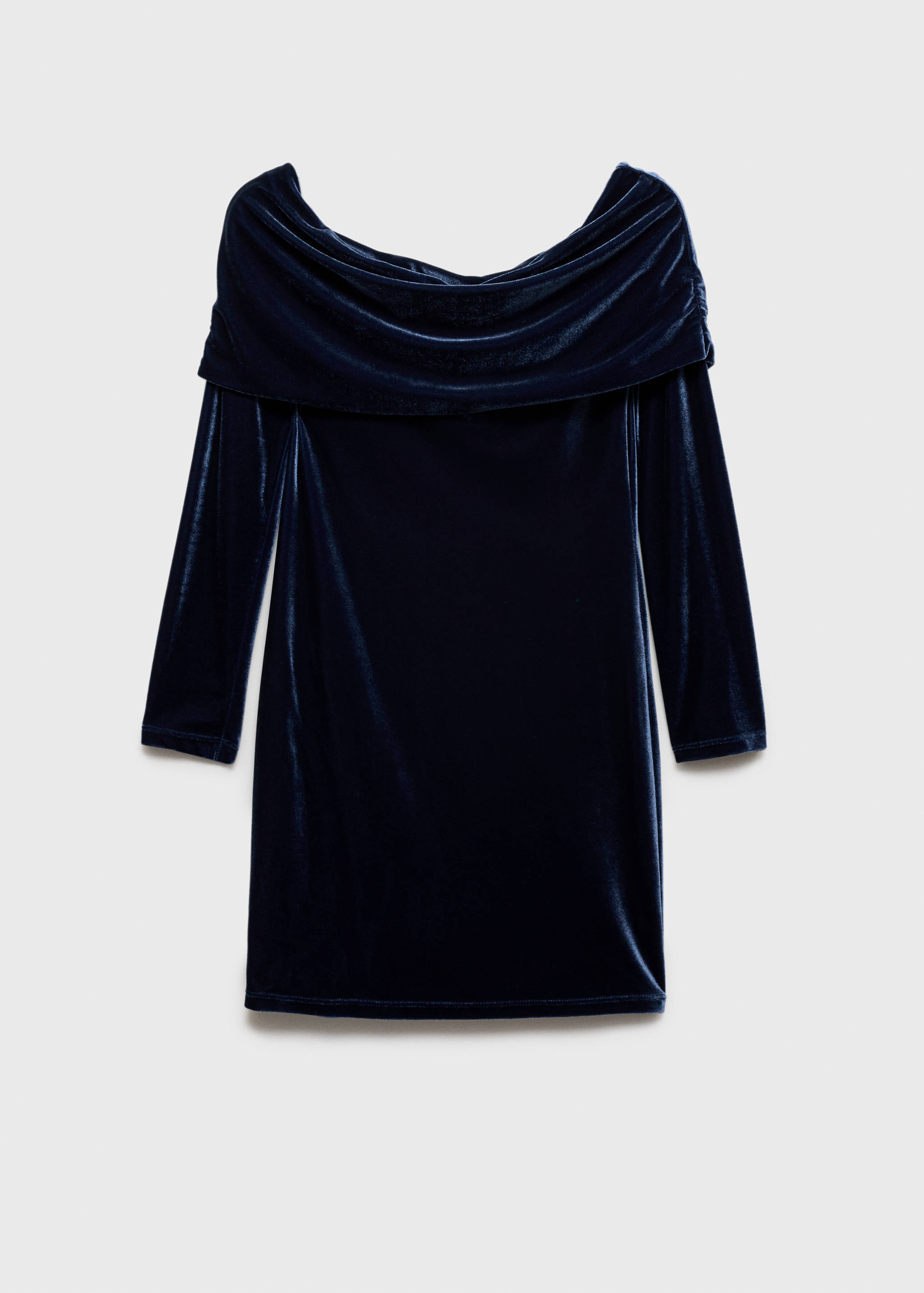 Vestido terciopelo hombros descubiertos - Artículo sin modelo