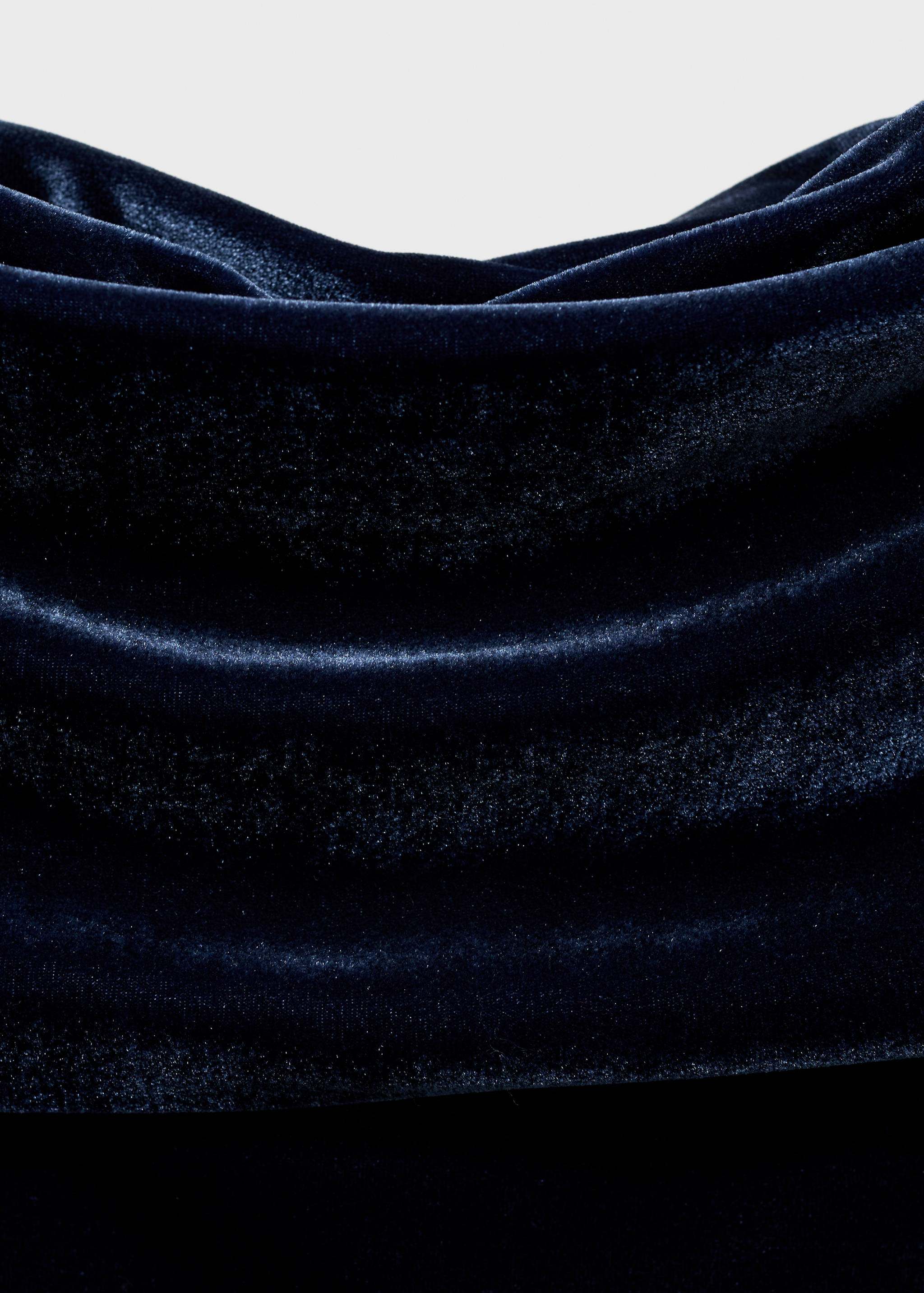 Vestido terciopelo hombros descubiertos - Detalle del artículo 8