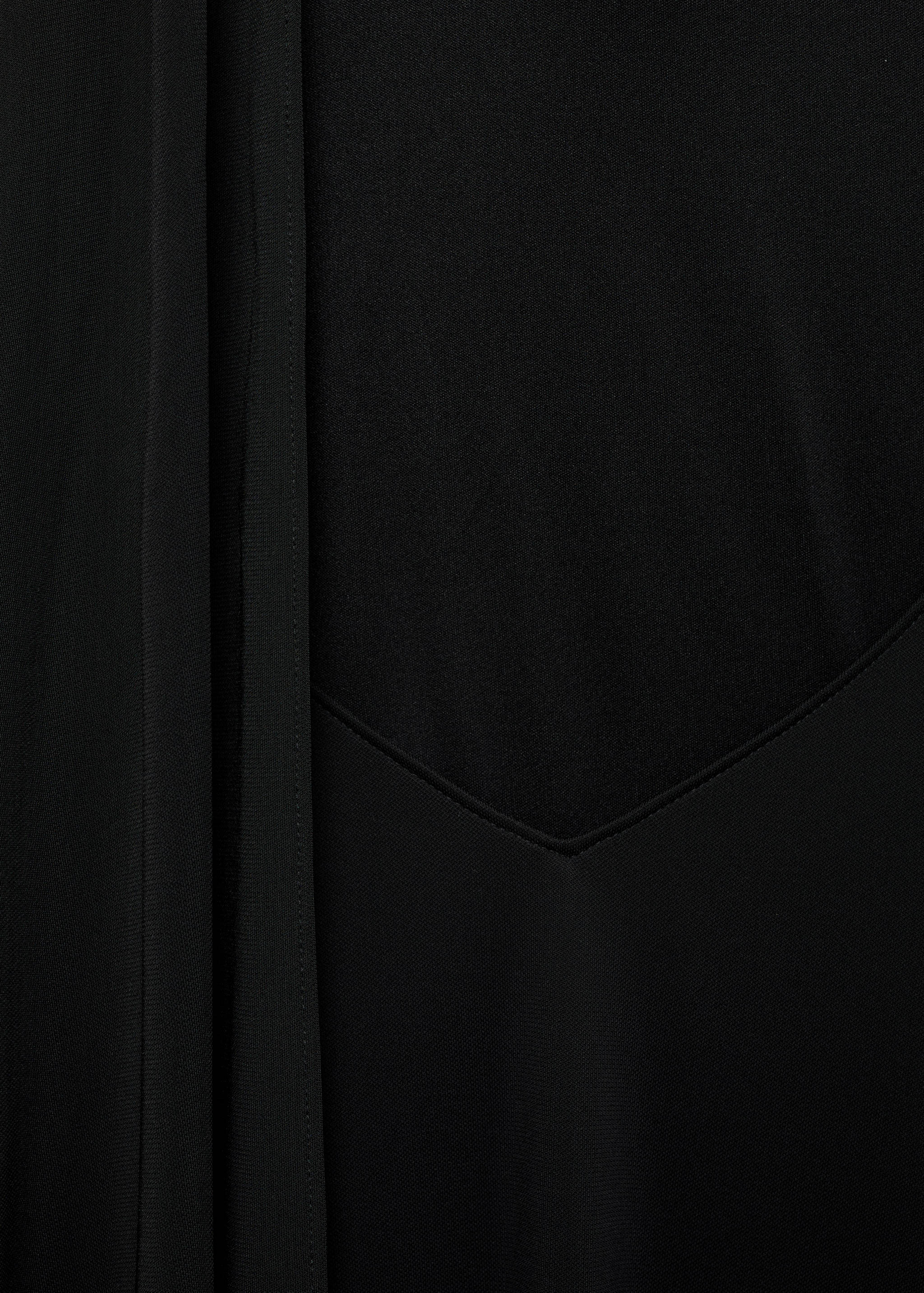 Robe asymétrique col nœud - Détail de l'article 0