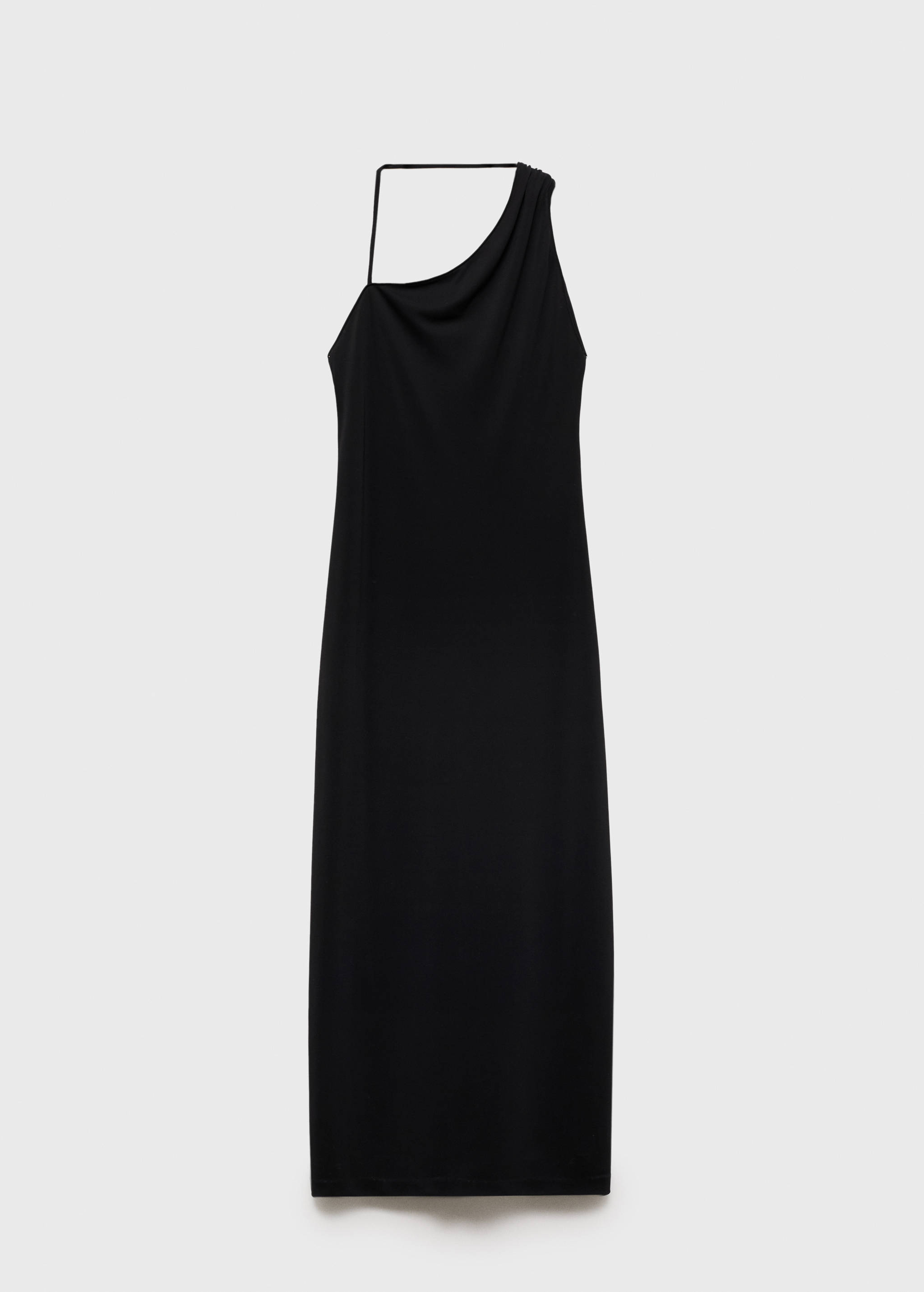 Robe asymétrique col nœud - Article sans modèle