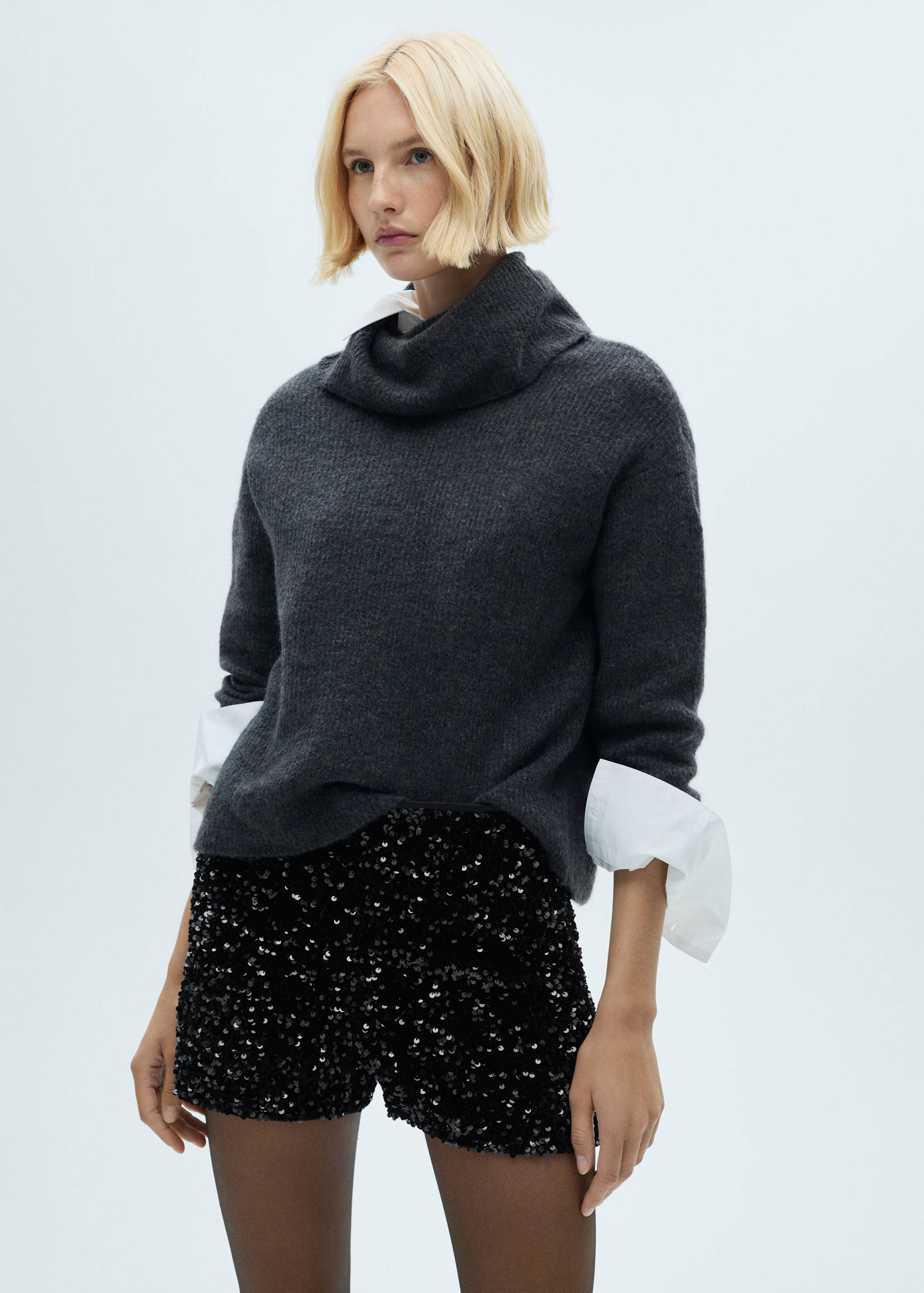 Sequin shorts - Details of the article 2