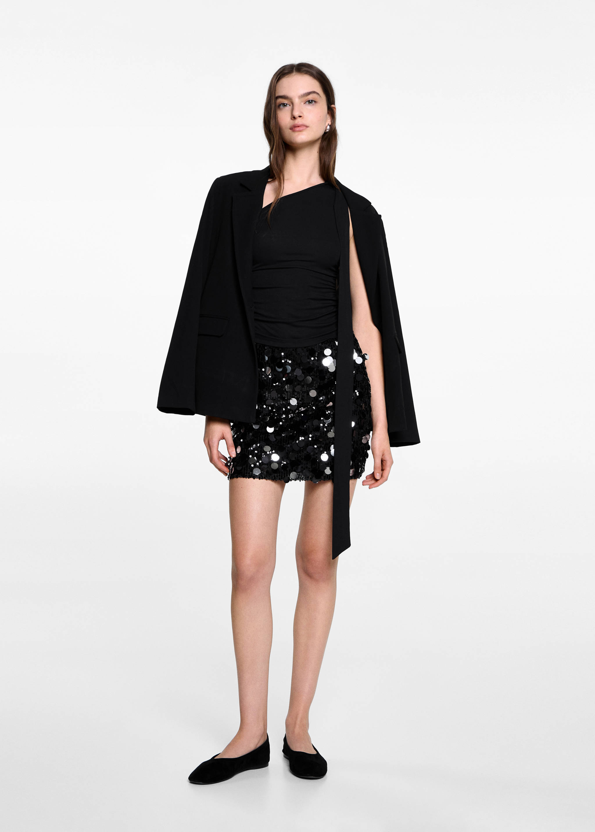 Sequin skirt - General plane