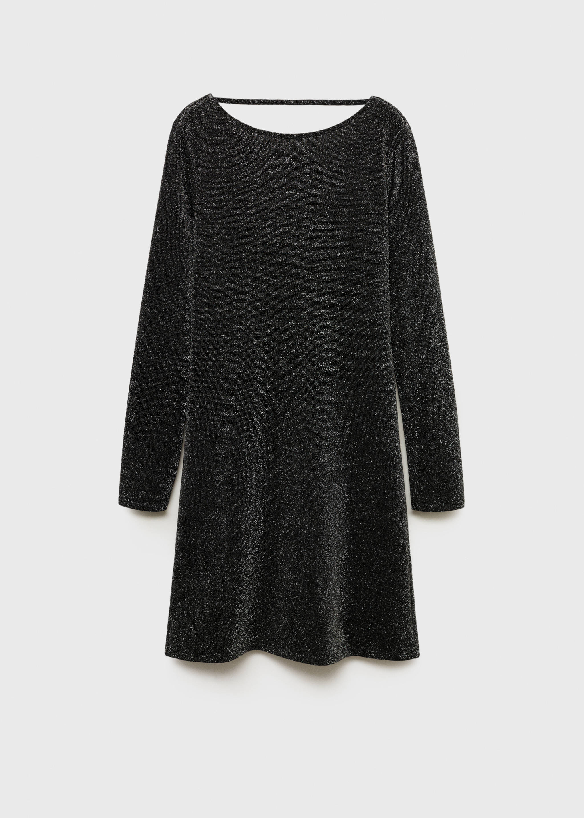 Open back lurex dress - Article without model
