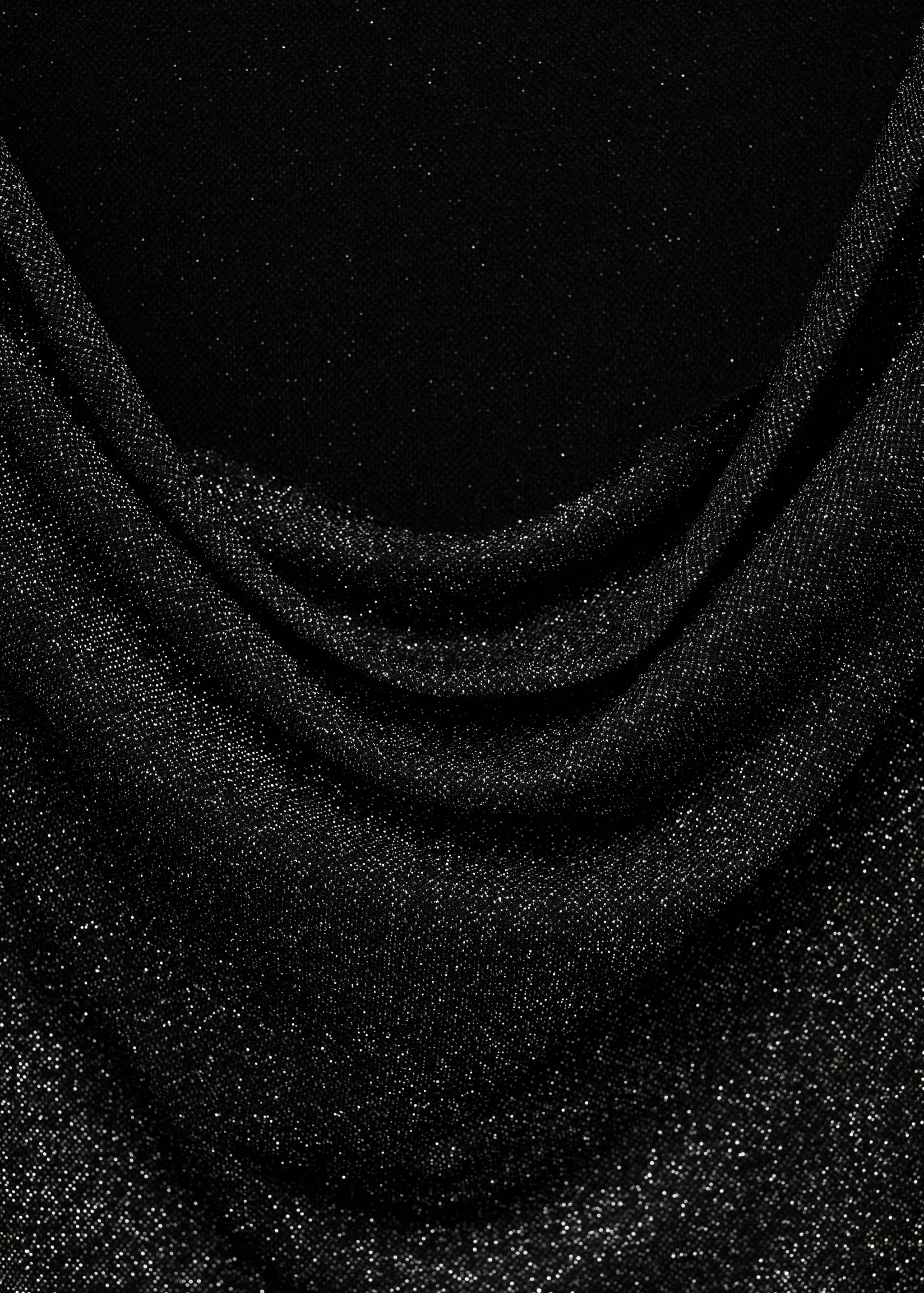 Open back lurex dress - Details of the article 0