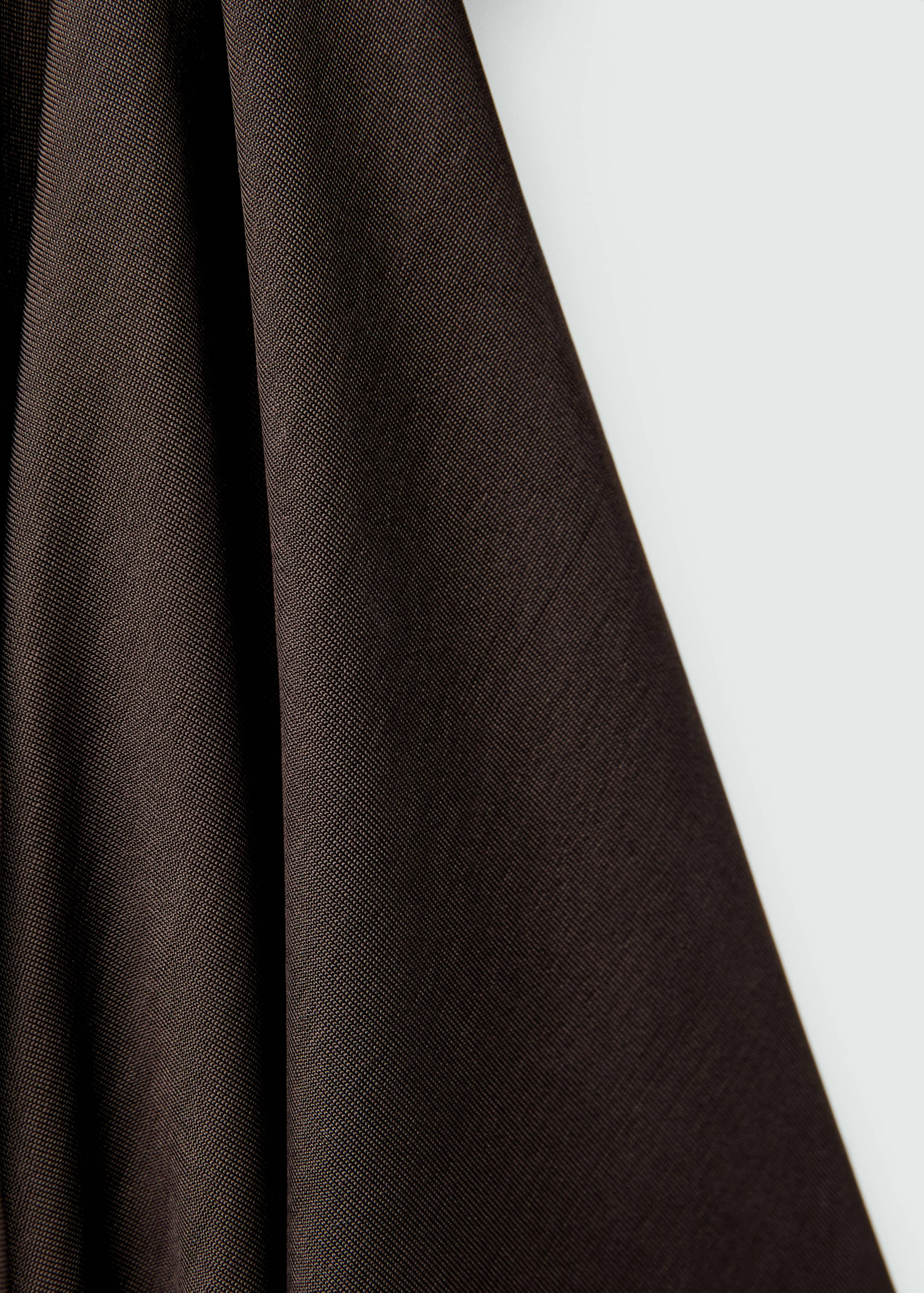 Draped neckline top with open back - Details of the article 0