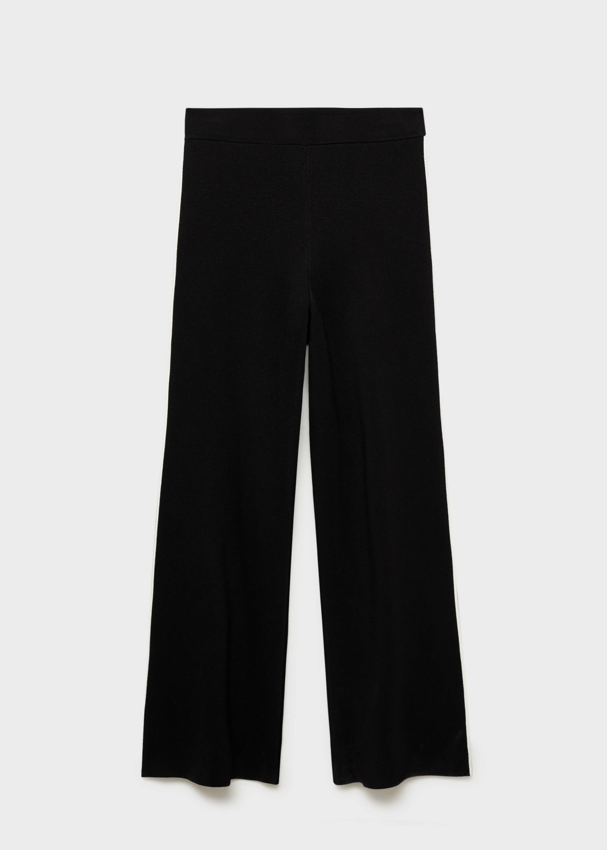 Contrast stripe straight trousers - Article without model