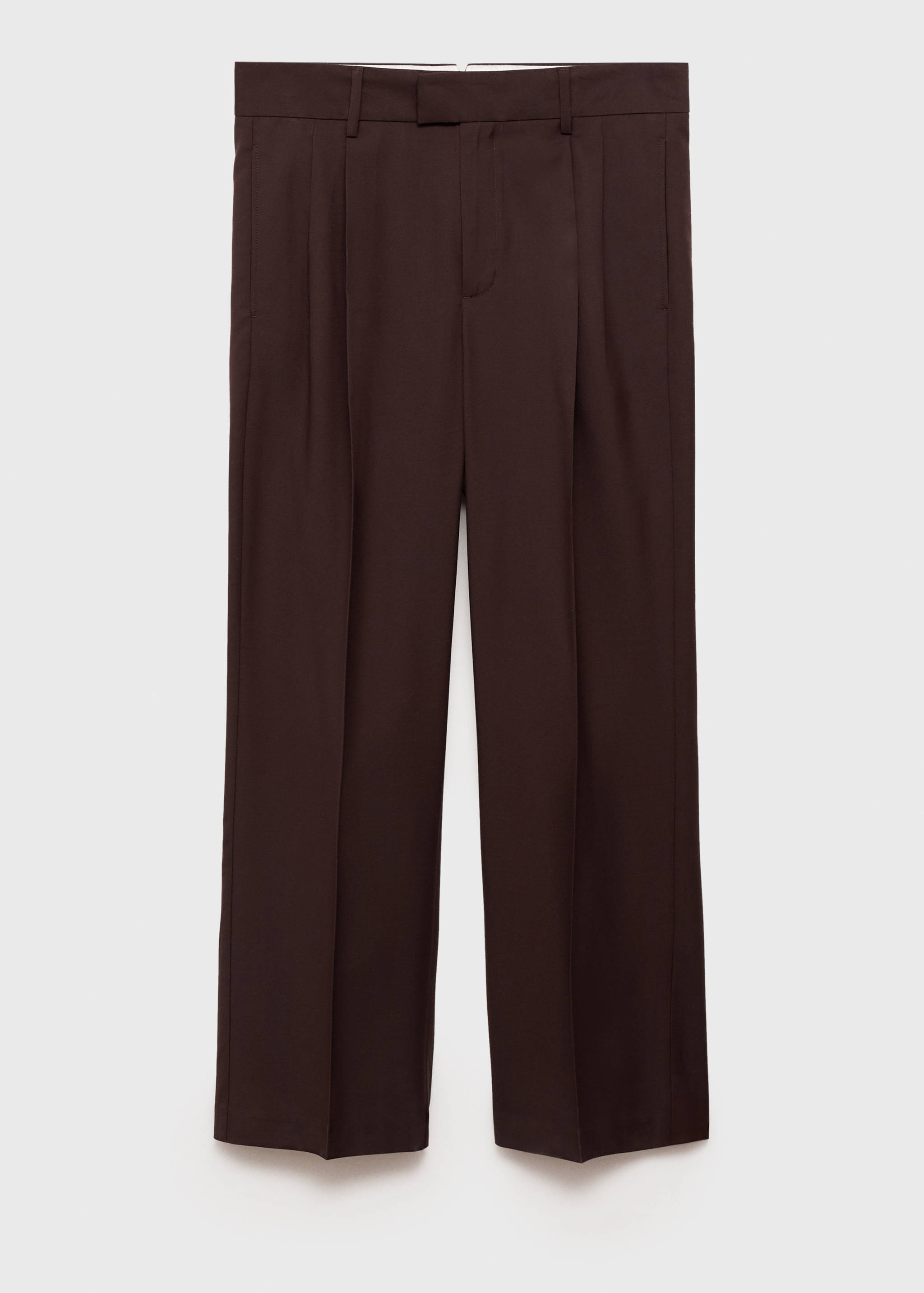 Regular-fit pleated trousers - Article without model
