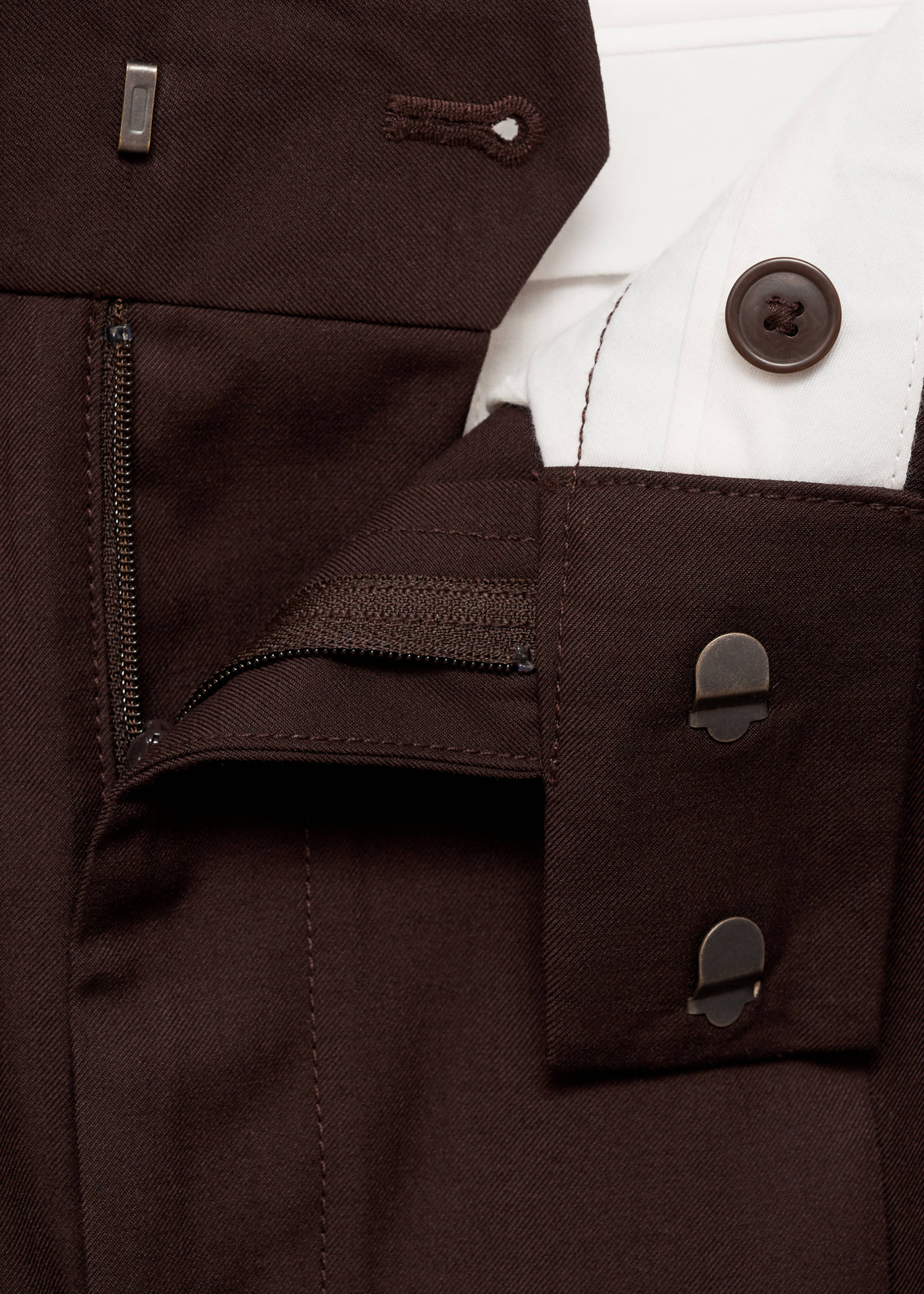 Regular-fit pleated trousers - Details of the article 8