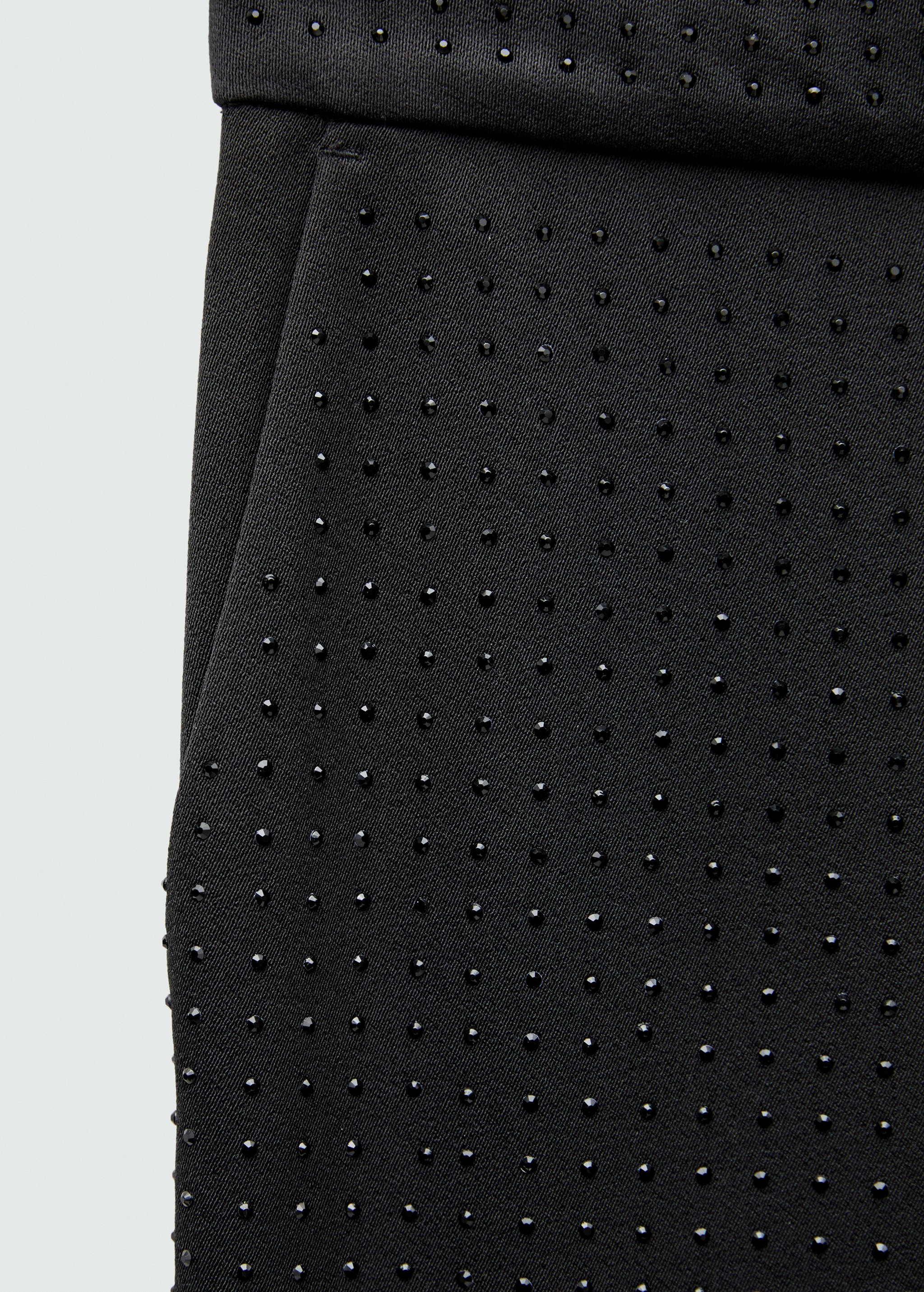 Rhinestone flared trousers - Details of the article 8