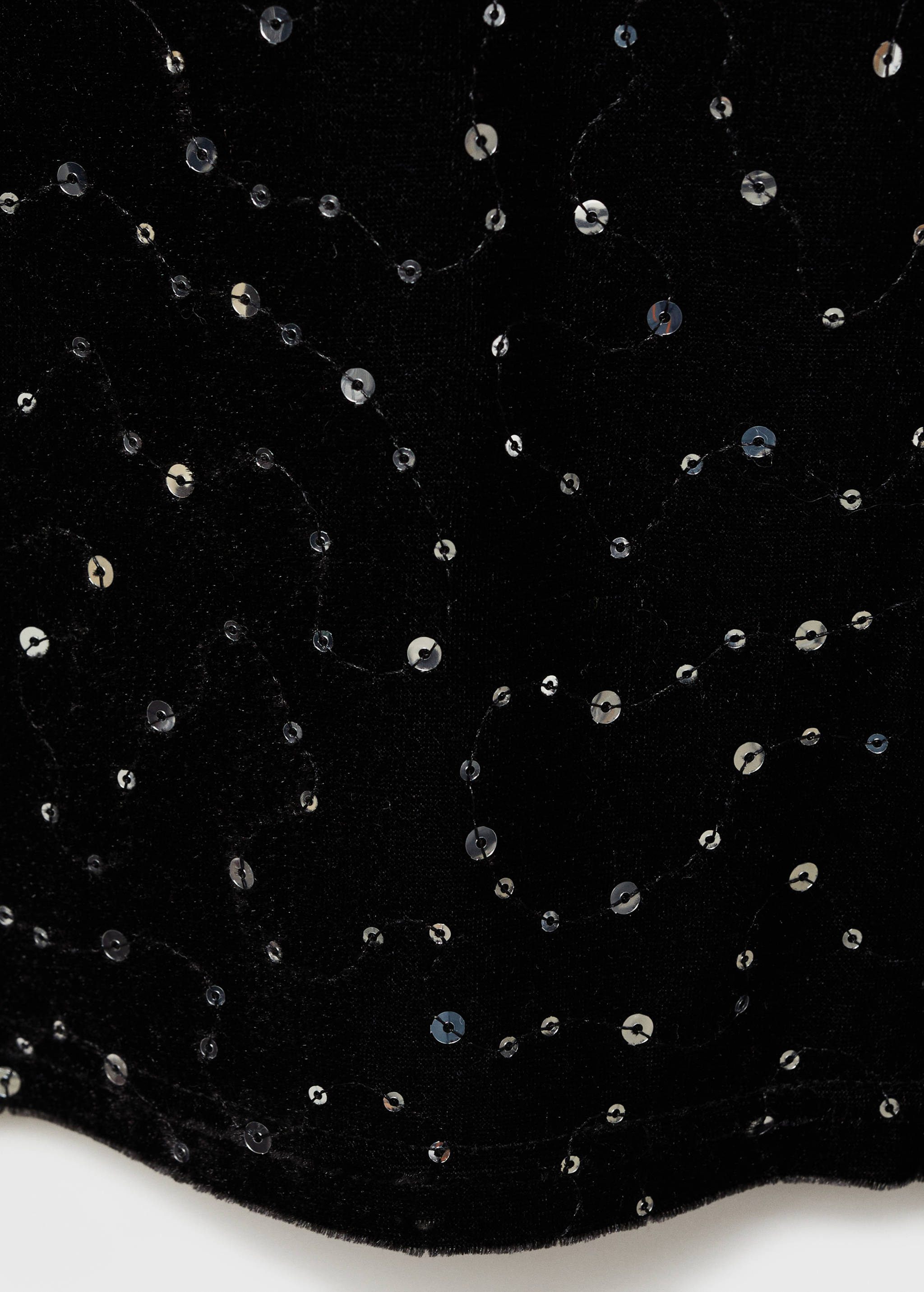 Pantalón terciopelo lentejuelas - Detalle del artículo 0