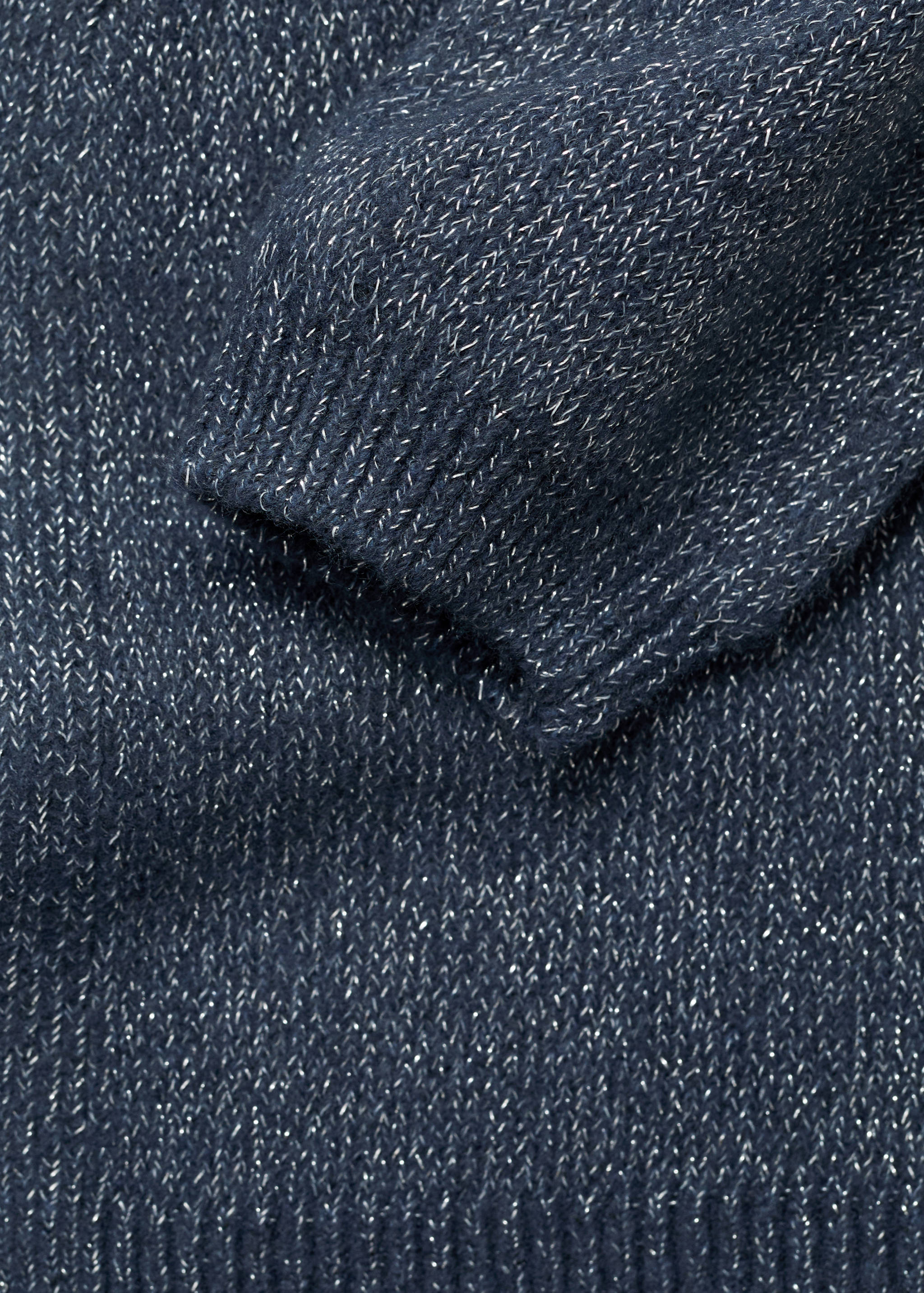 Lurex knitted cardigan - Details of the article 0