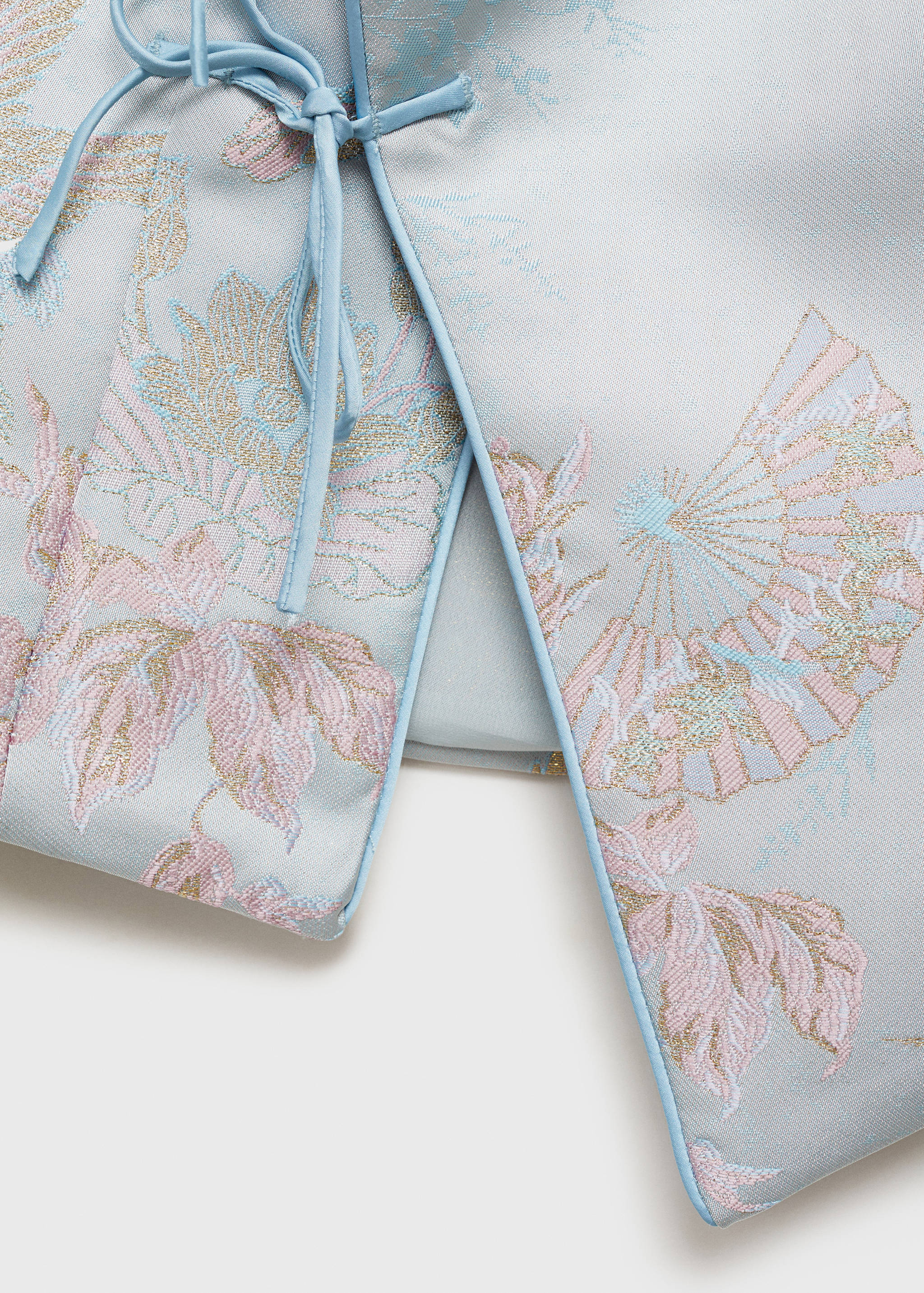 Satin top with bows - Details of the article 8