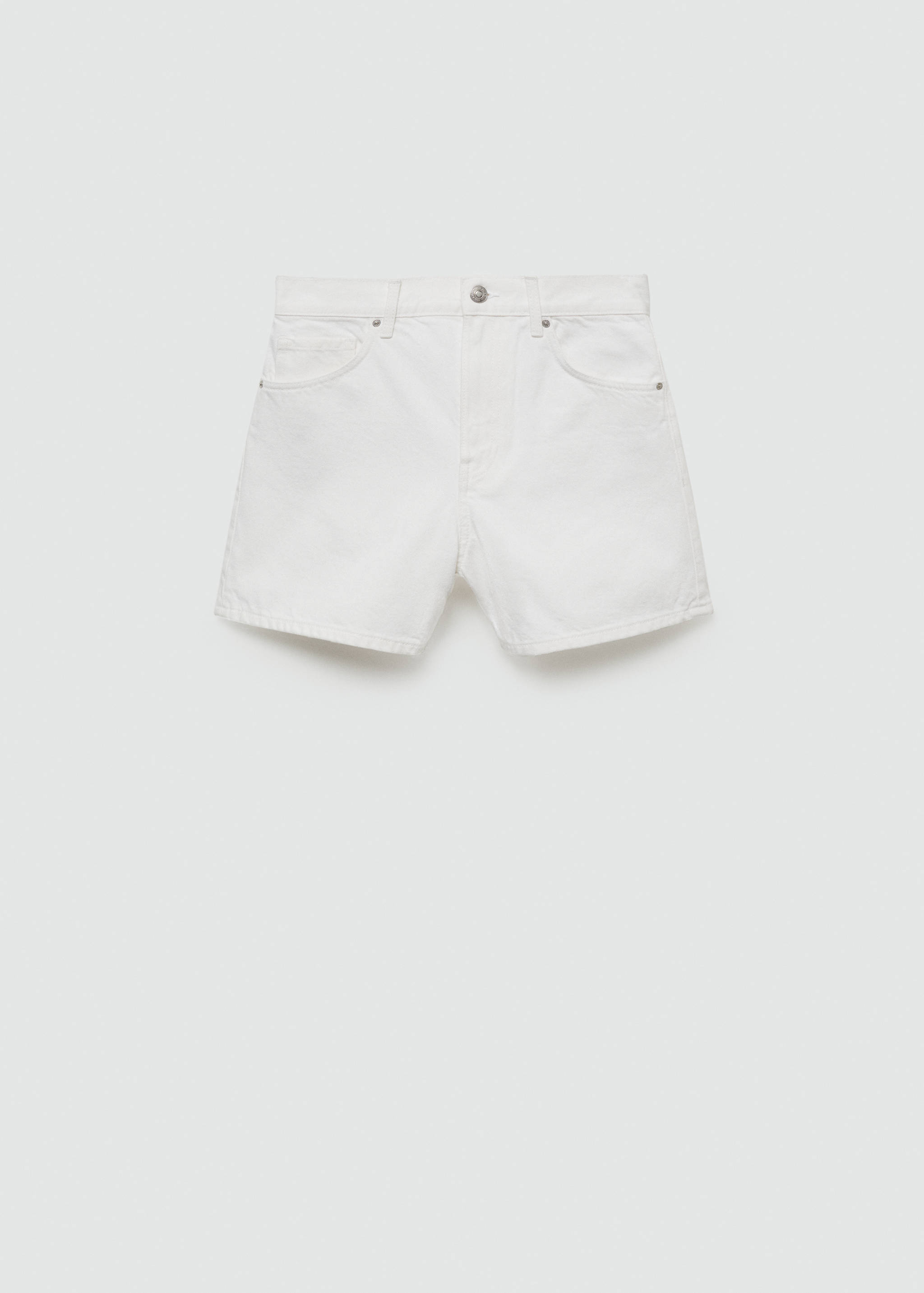 High-rise denim shorts - Article without model