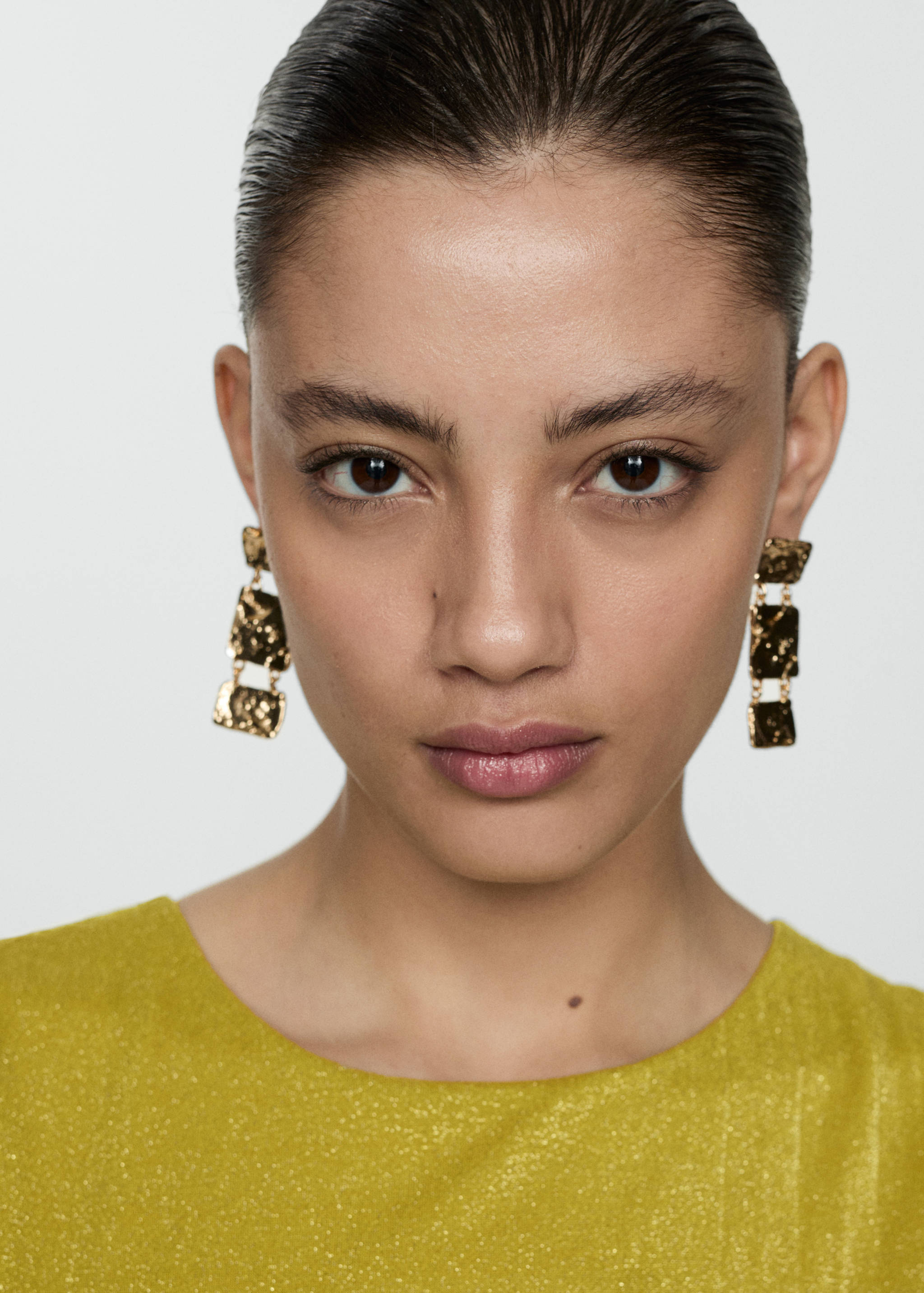 Knotted lurex dress - Details of the article 1