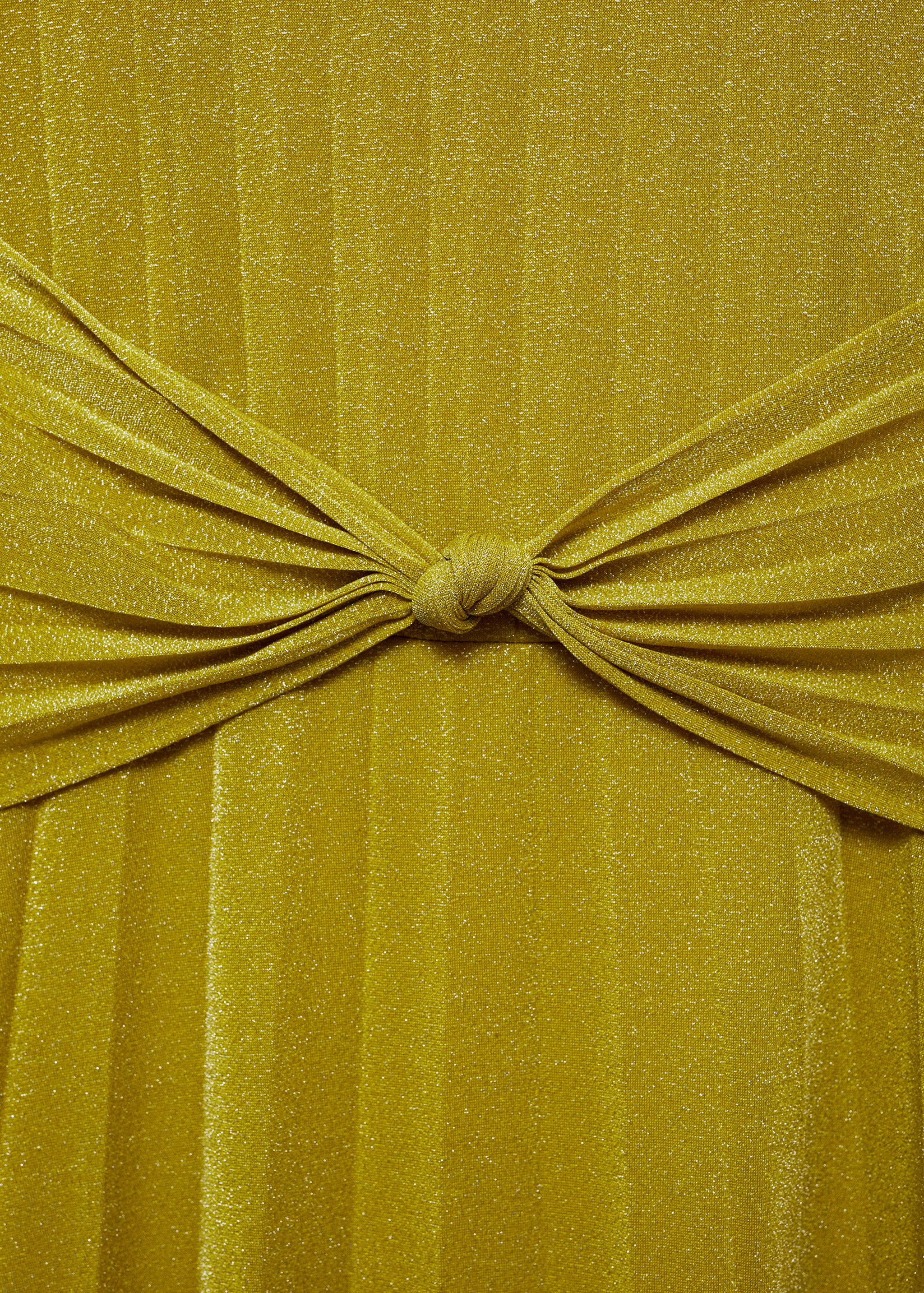 Knotted lurex dress - Details of the article 8