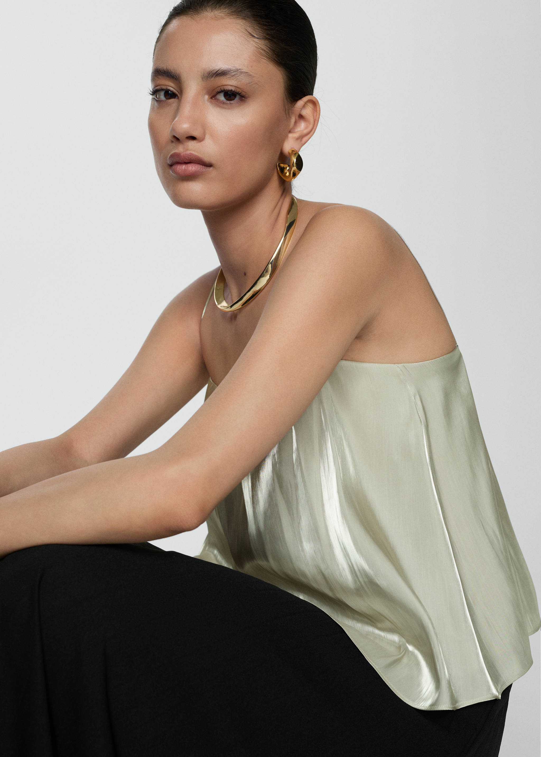 Falda larga plisada - Detalle del artículo 1