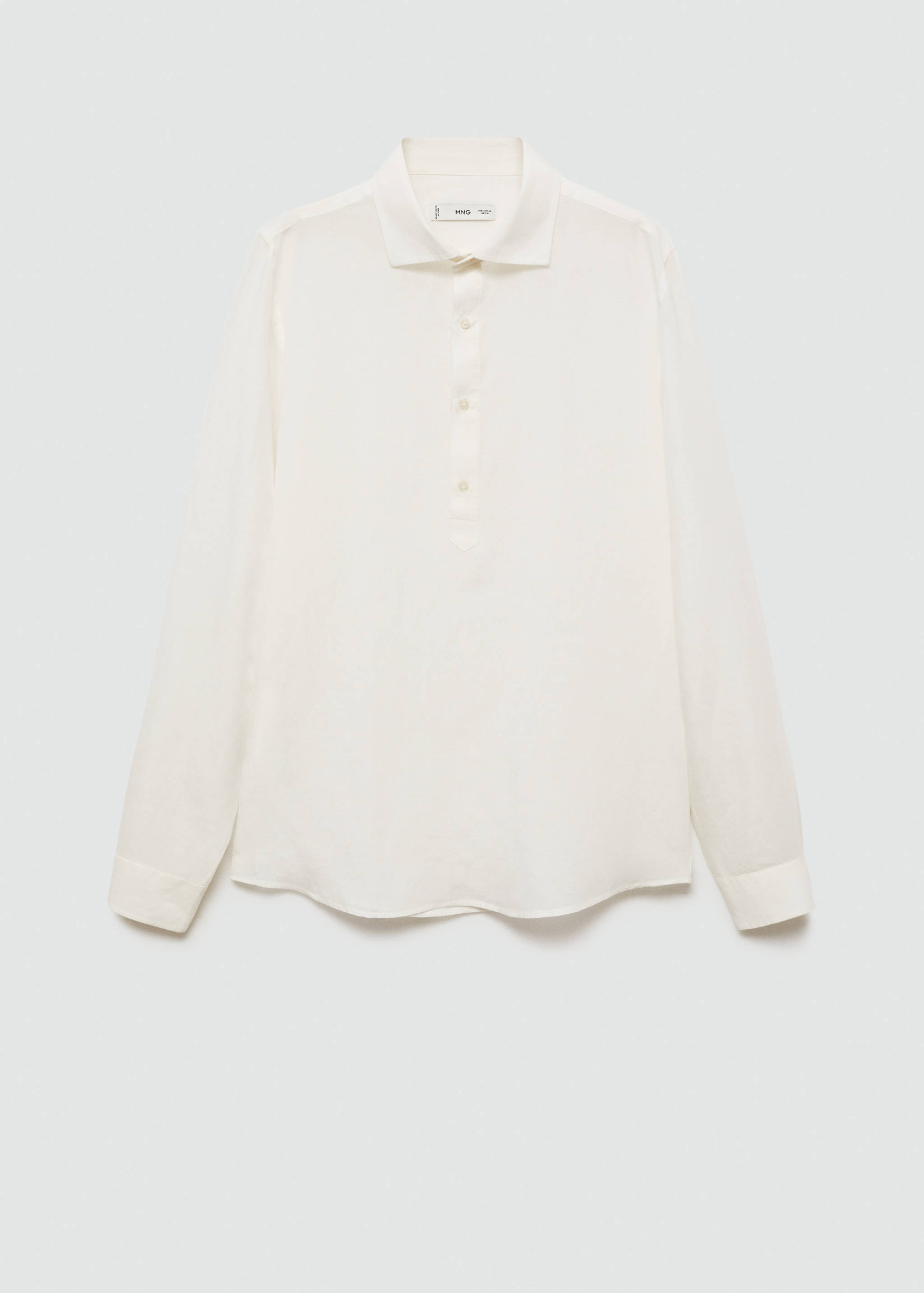 Relaxed-fit Tencel™ linen shirt - Article without model