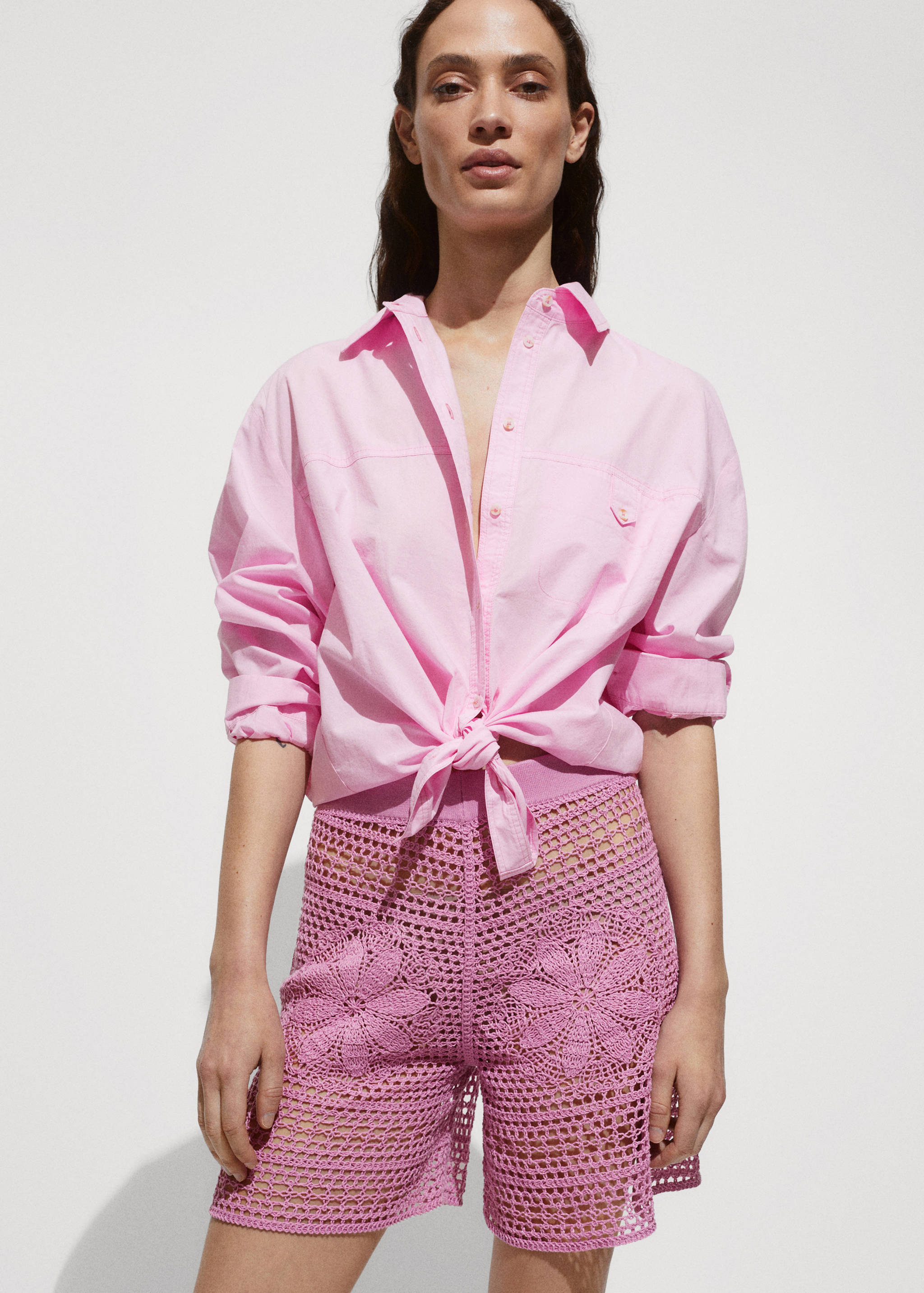 Shorts crochet flores - Detalle del artículo 2