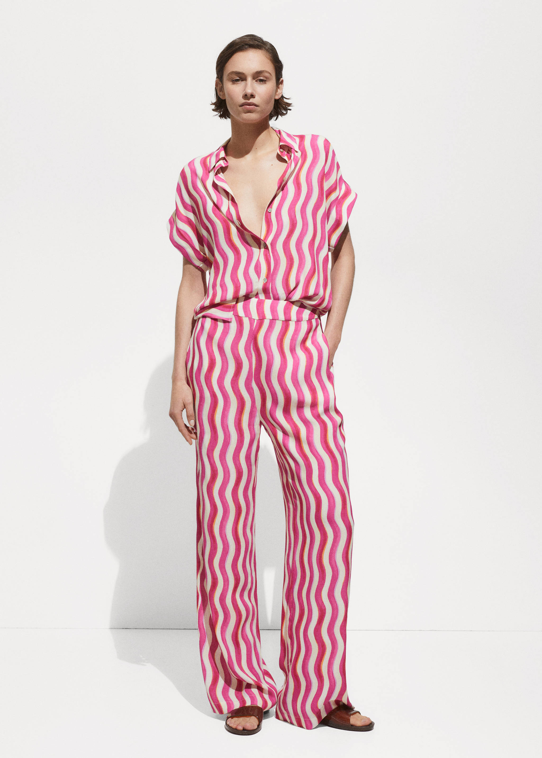 Chemise imprimée manches courtes - Plan général