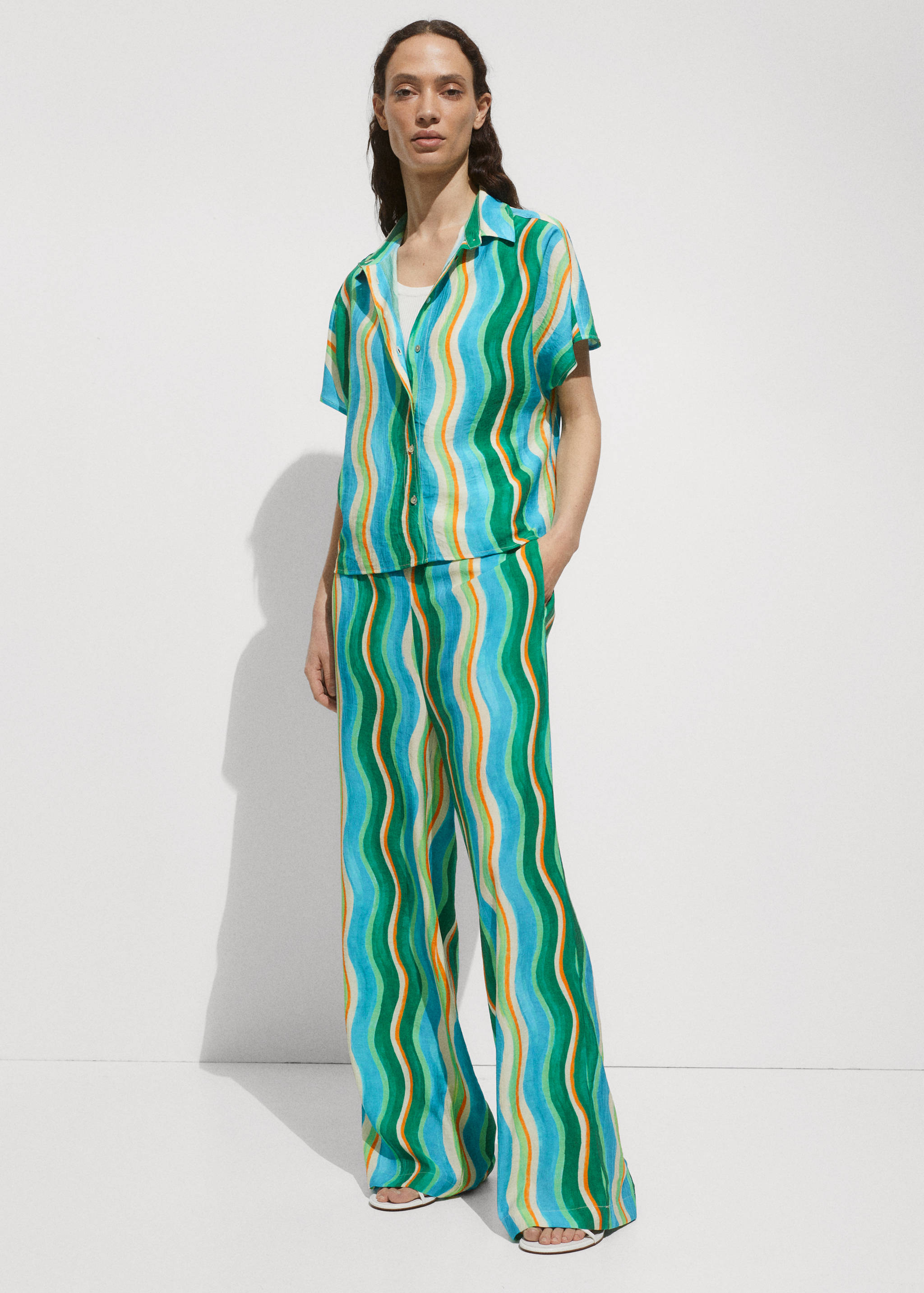 Printed short-sleeved shirt - General plane