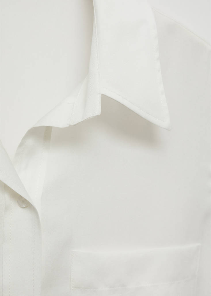 Lyocell sleeveless shirt — Off White