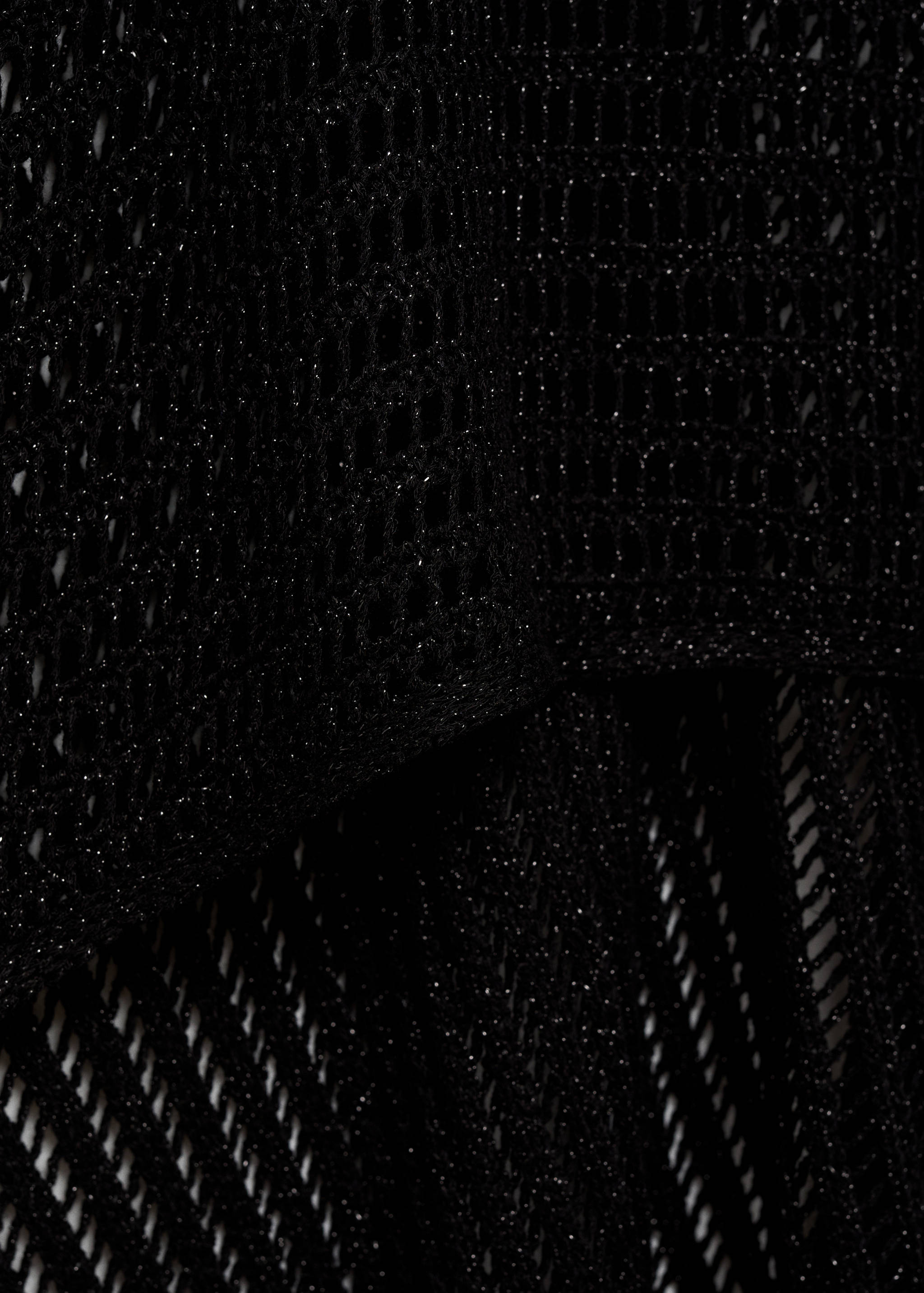 钩针编织金银线斗篷 - null