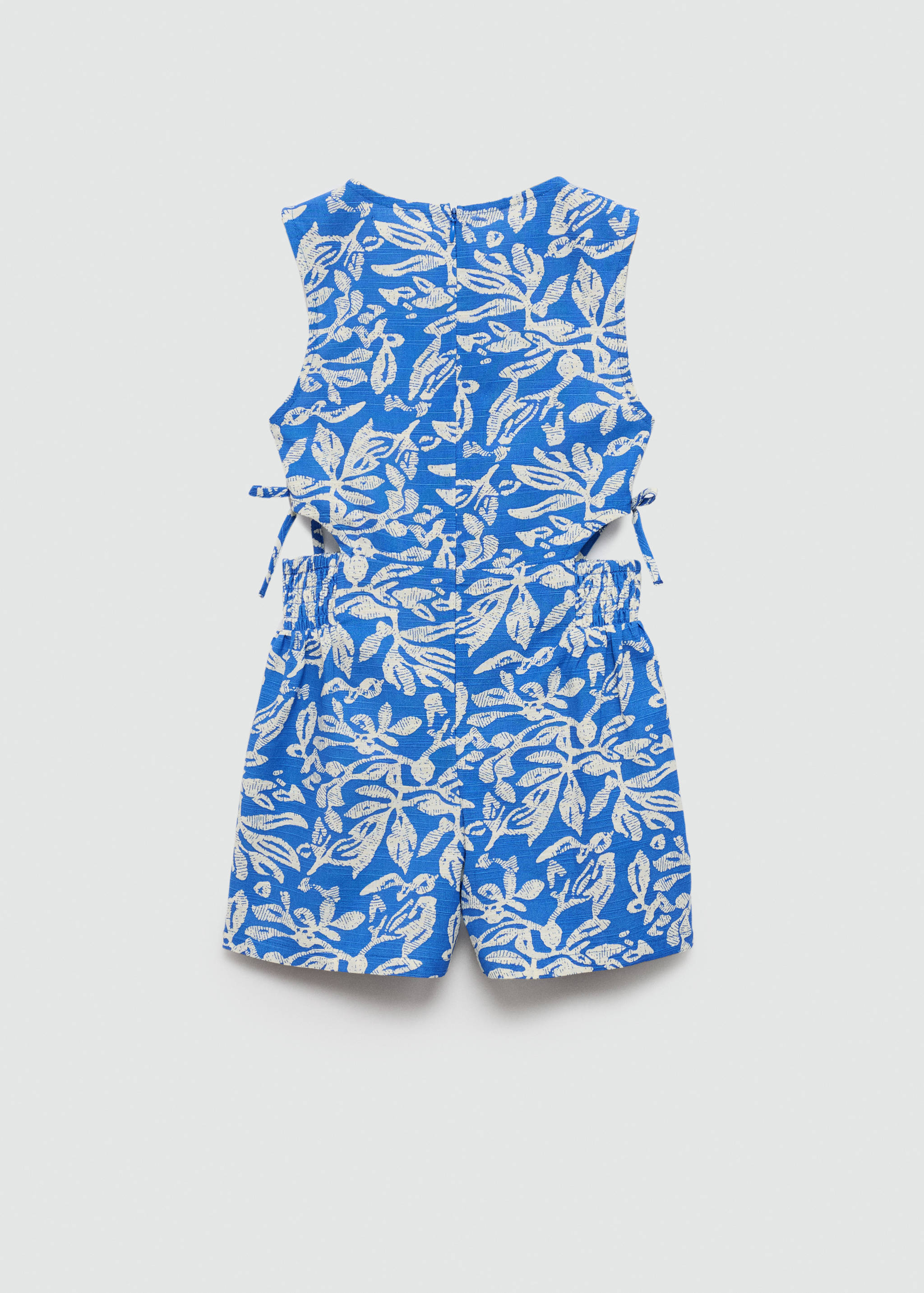 Printed jumpsuit with cut-out - Reverse of the article