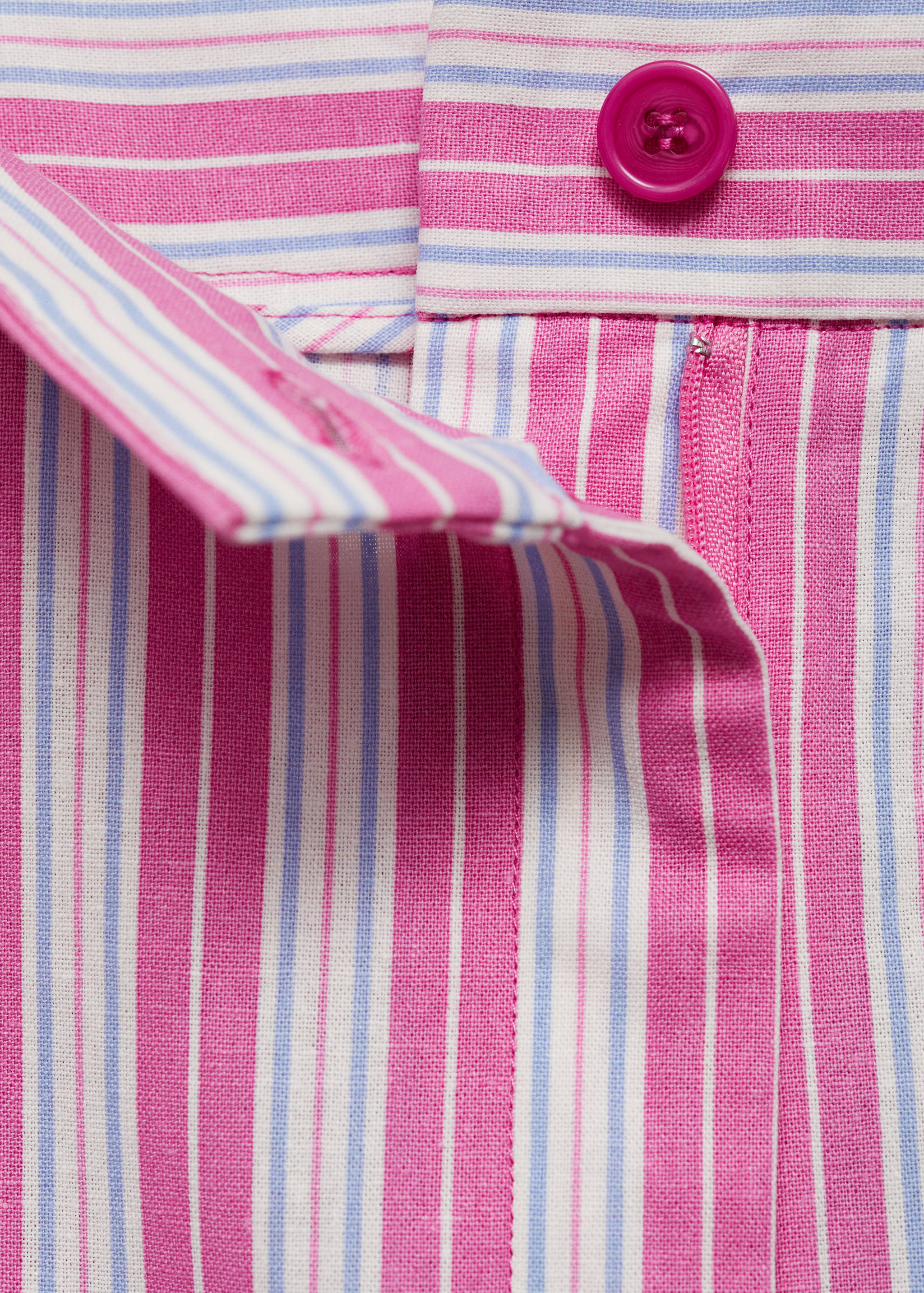 Slit striped skirt - Details of the article 8