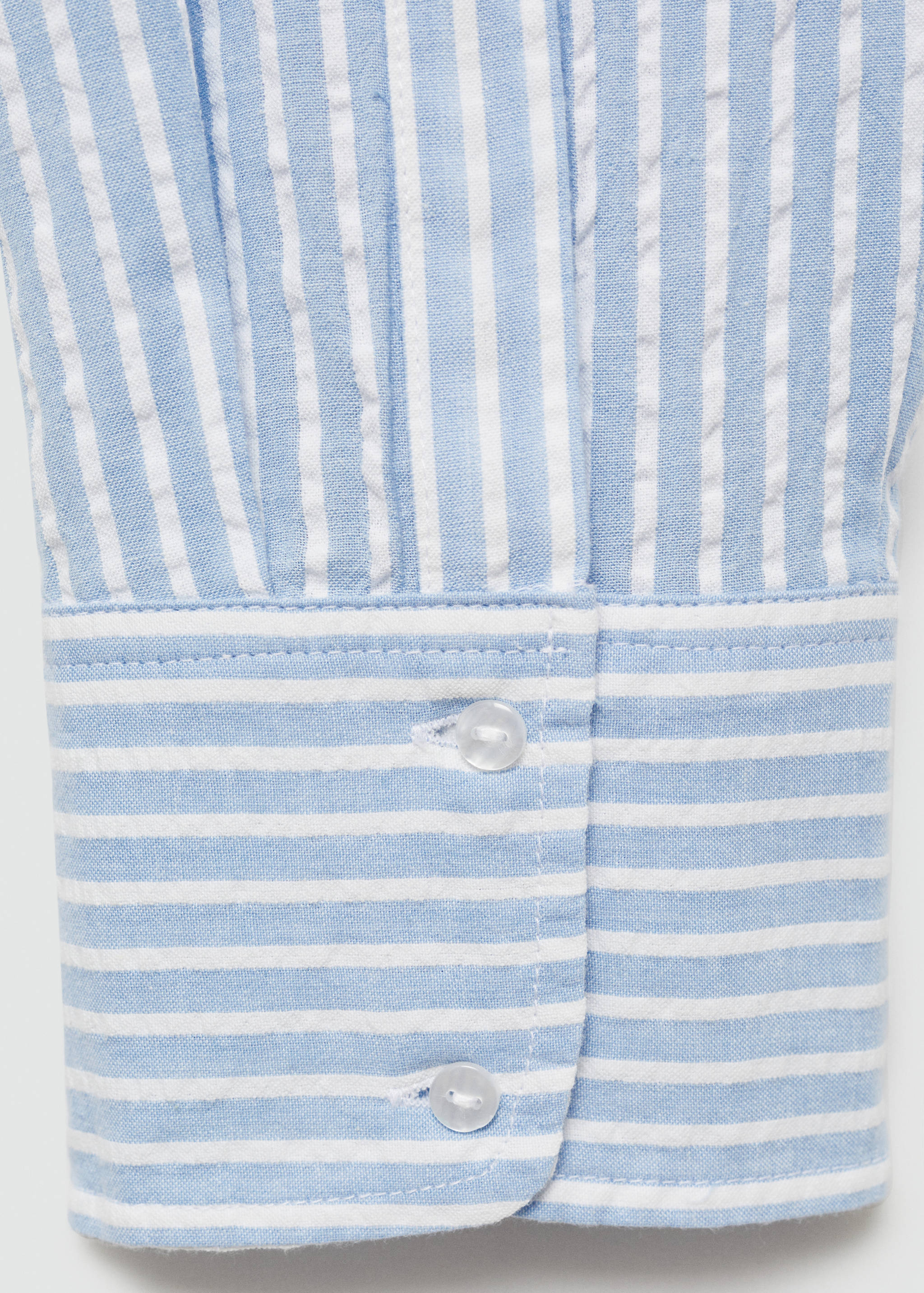 Embroidery striped shirt - Details of the article 0