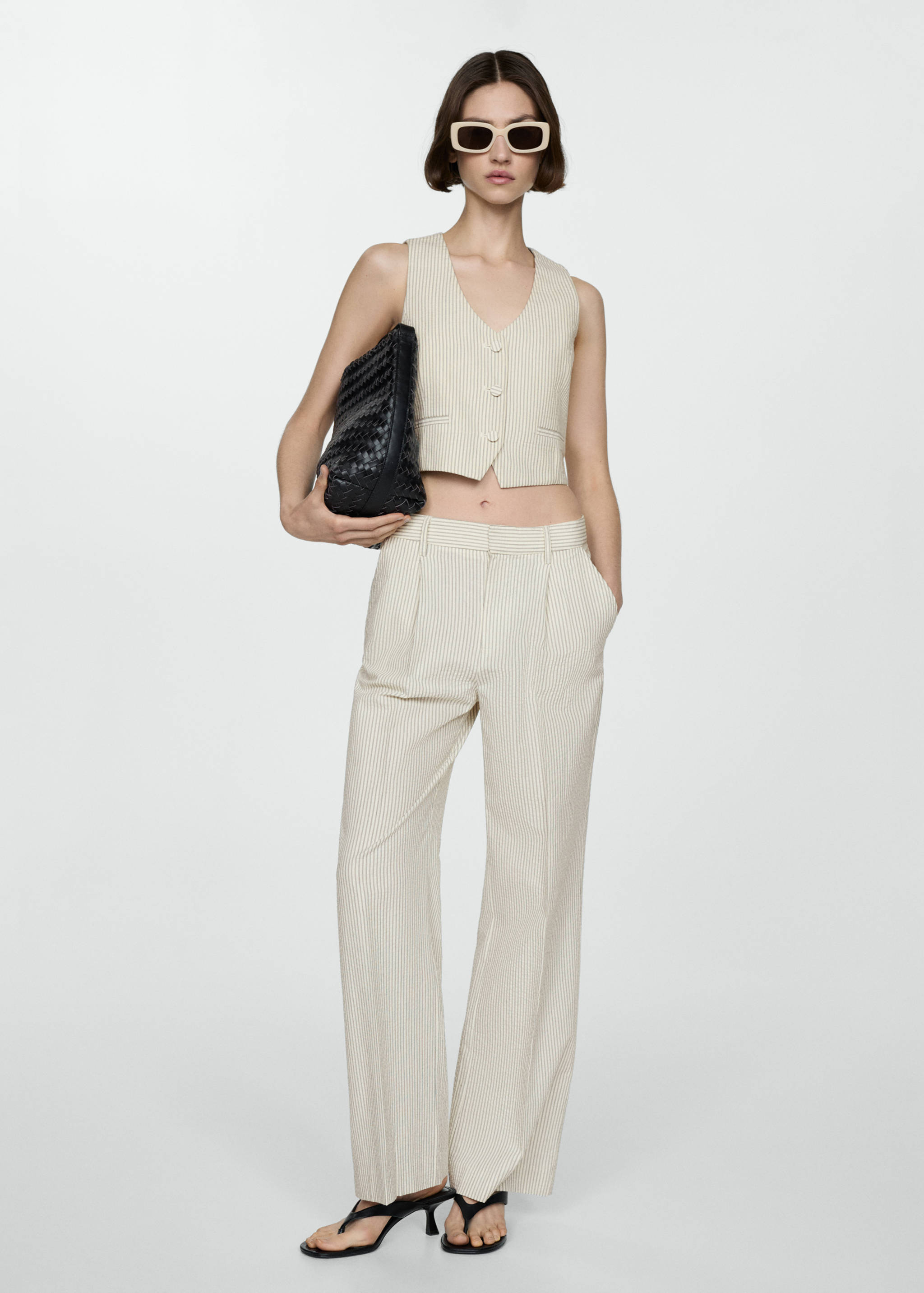 Striped gilet - General plane