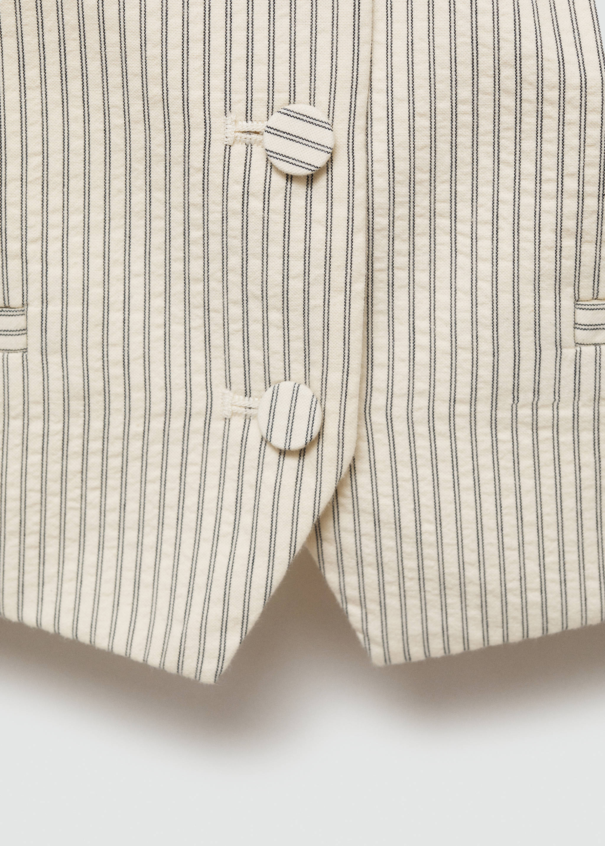 Striped gilet - Details of the article 8