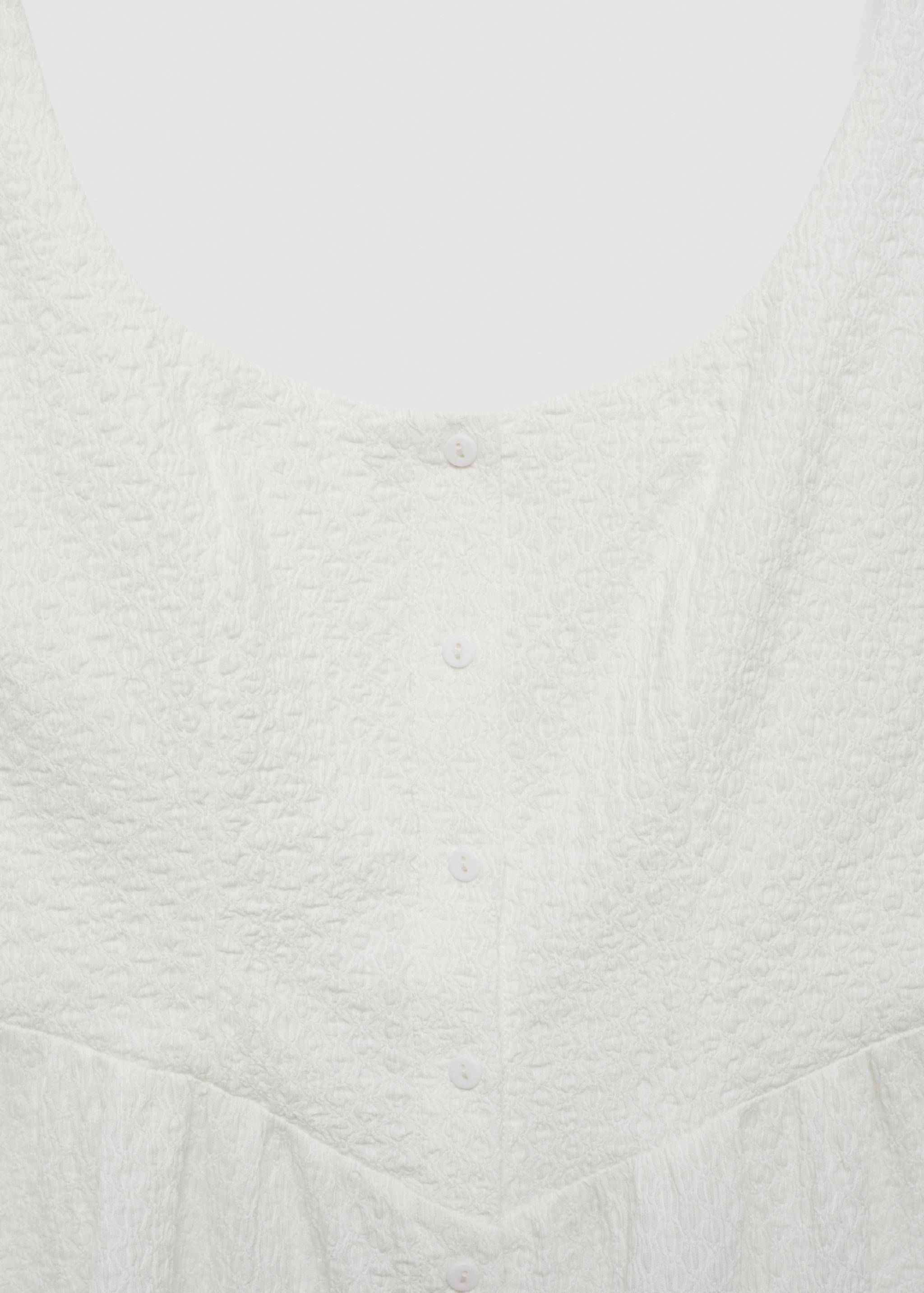 Textured short dress - Details of the article 8