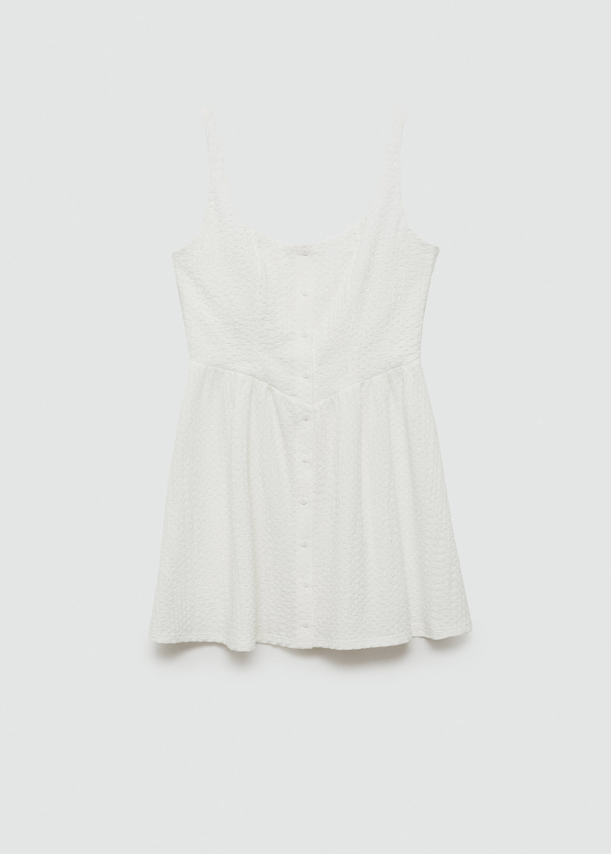 mango textured short dress Textured short dress - Women