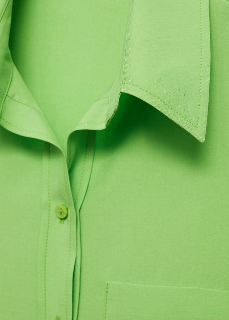 Lyocell sleeveless shirt — Green